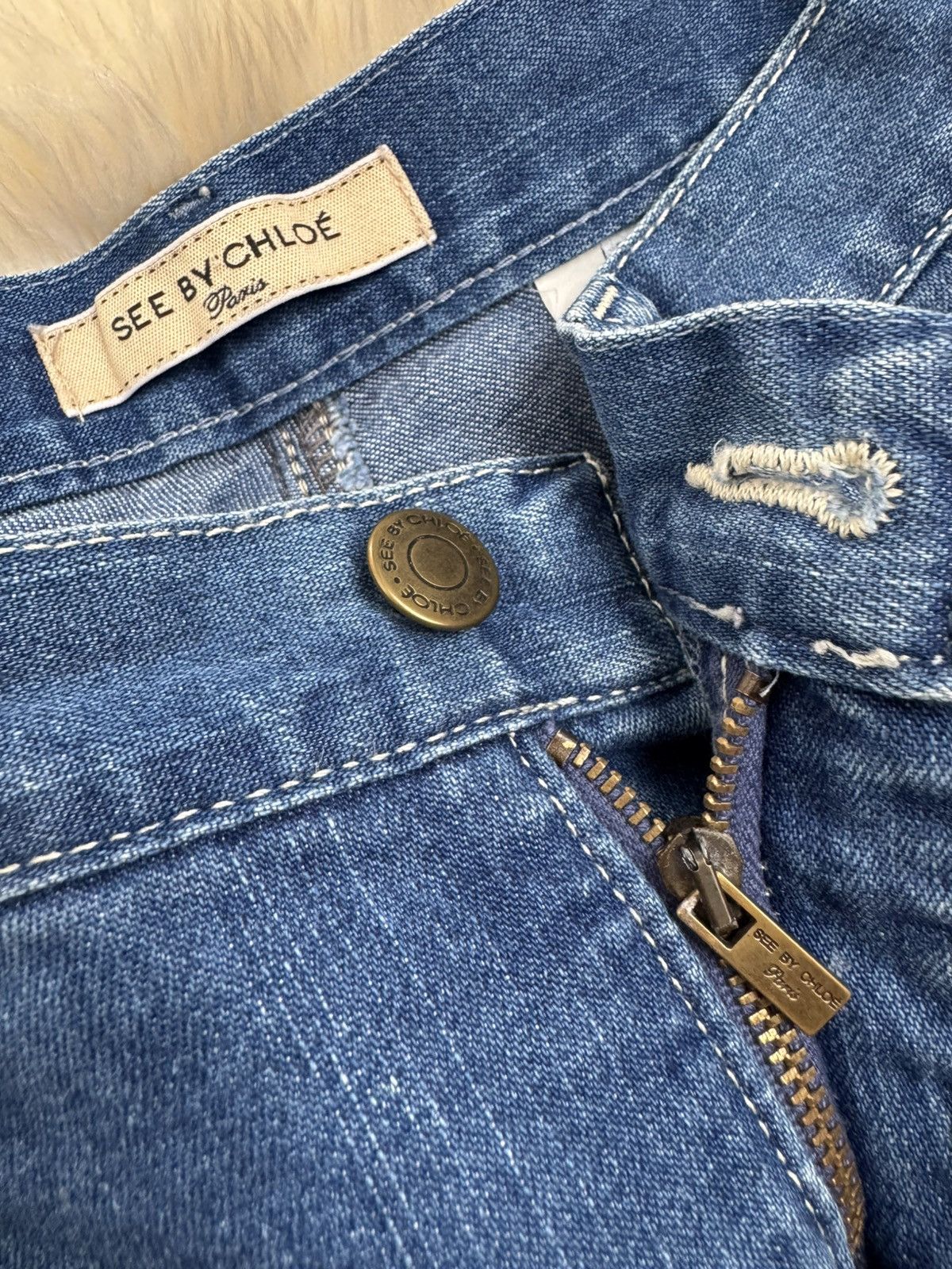 See by Chloe Vintage Jeans See by Chloe Size 27" / US 4 / IT 40 - 4 Thumbnail
