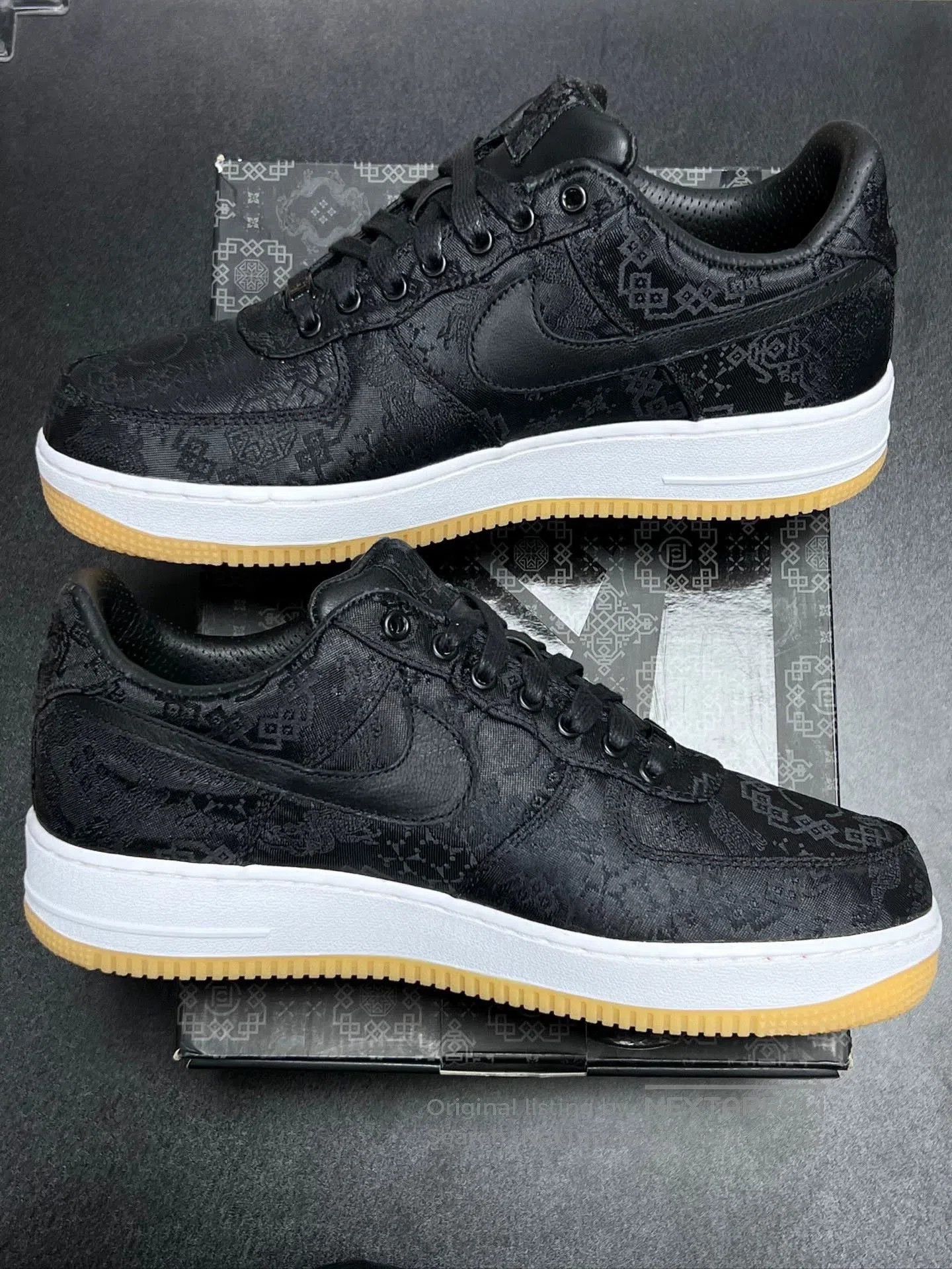 Nike nike clot black silk sneakers size 43. Size US 10 / EU 43 - 5 Thumbnail