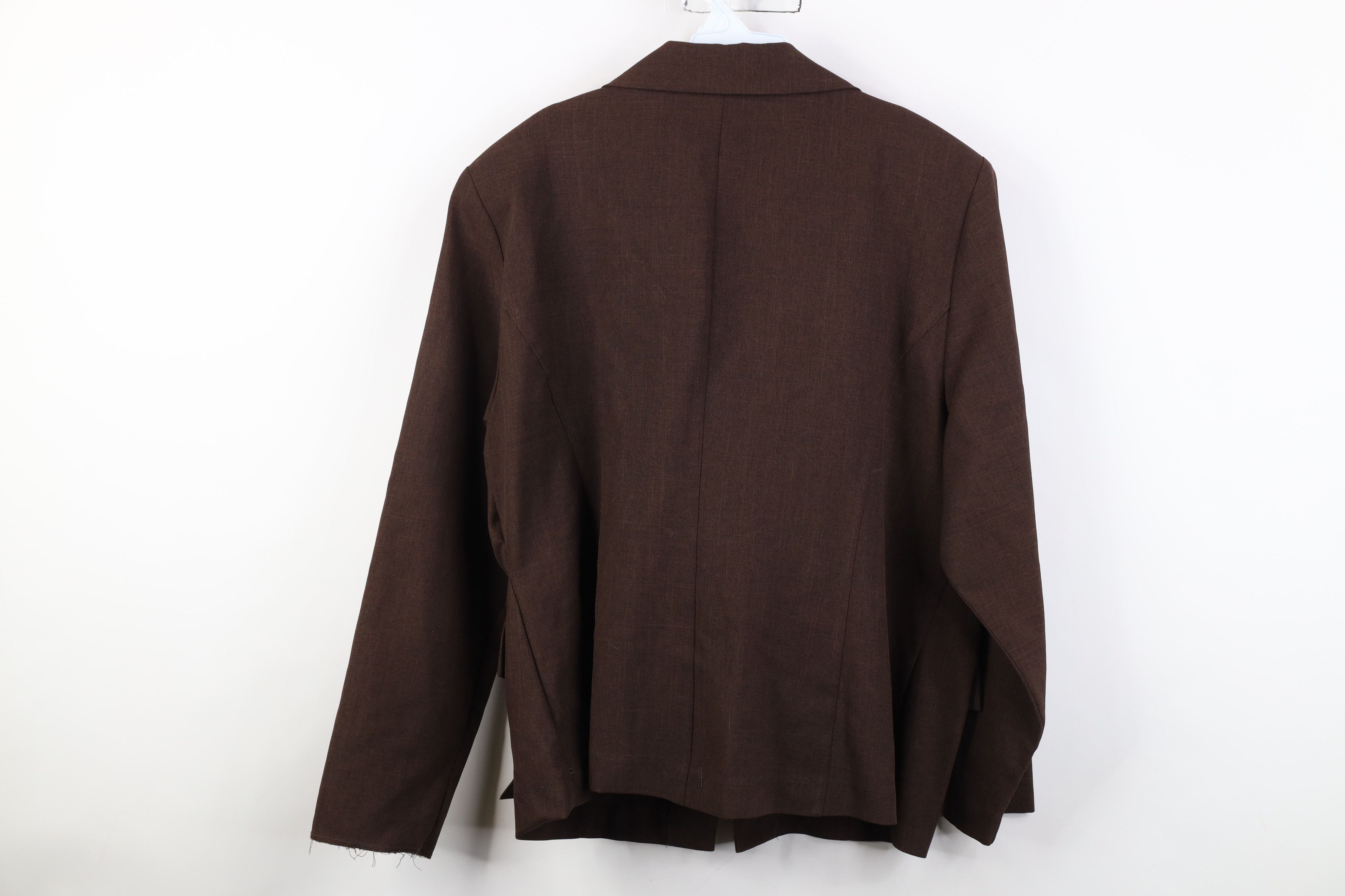 Vintage Vintage 70s 80s Streetwear Pocket Blazer Suit Jacket Brown Size XL / US 12-14 / IT 48-50 - 12 Thumbnail