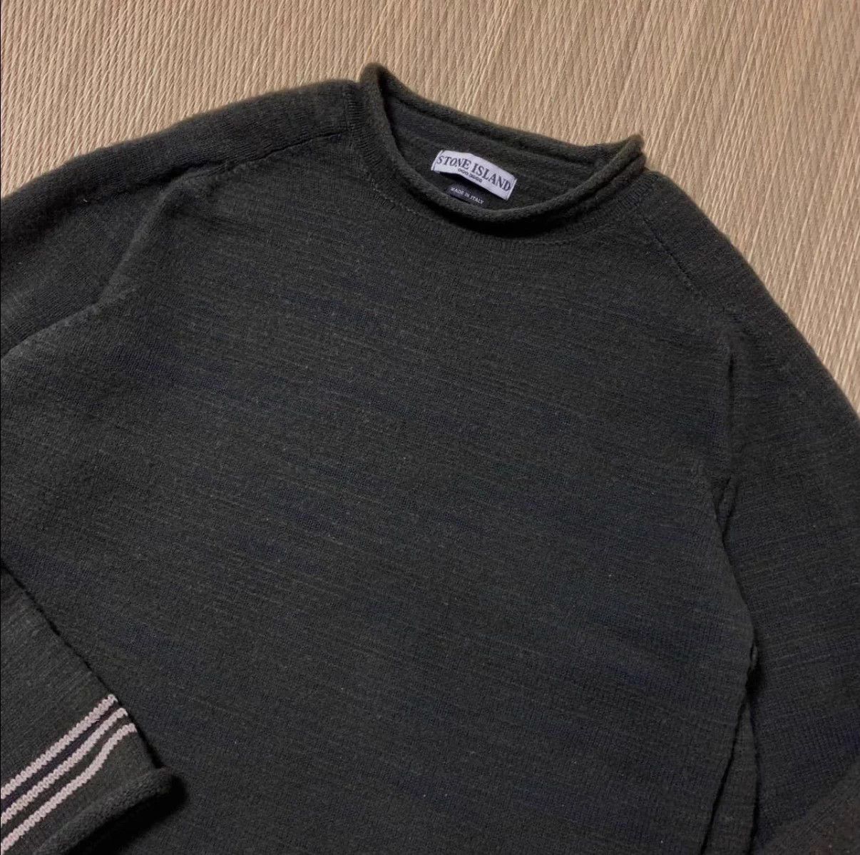 Stone Island Stone Island 03aw natural roll variegated knit sweater XL Size US XL / EU 56 / 4 - 5 Thumbnail