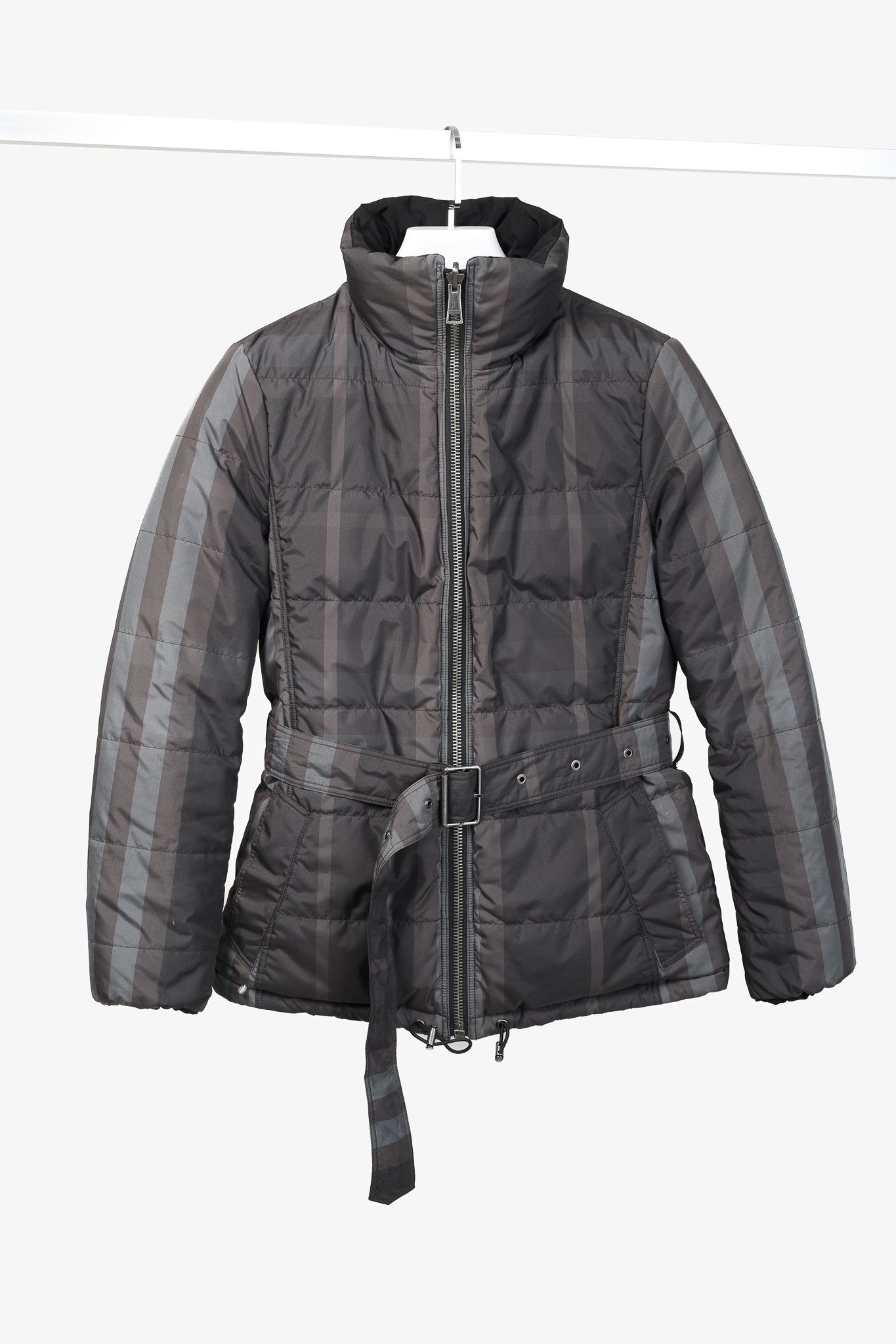Burberry Burberry Brit Reversible Belted Goose Down Puffer Jacket Size S / US 4 / IT 40 - 1 Thumbnail