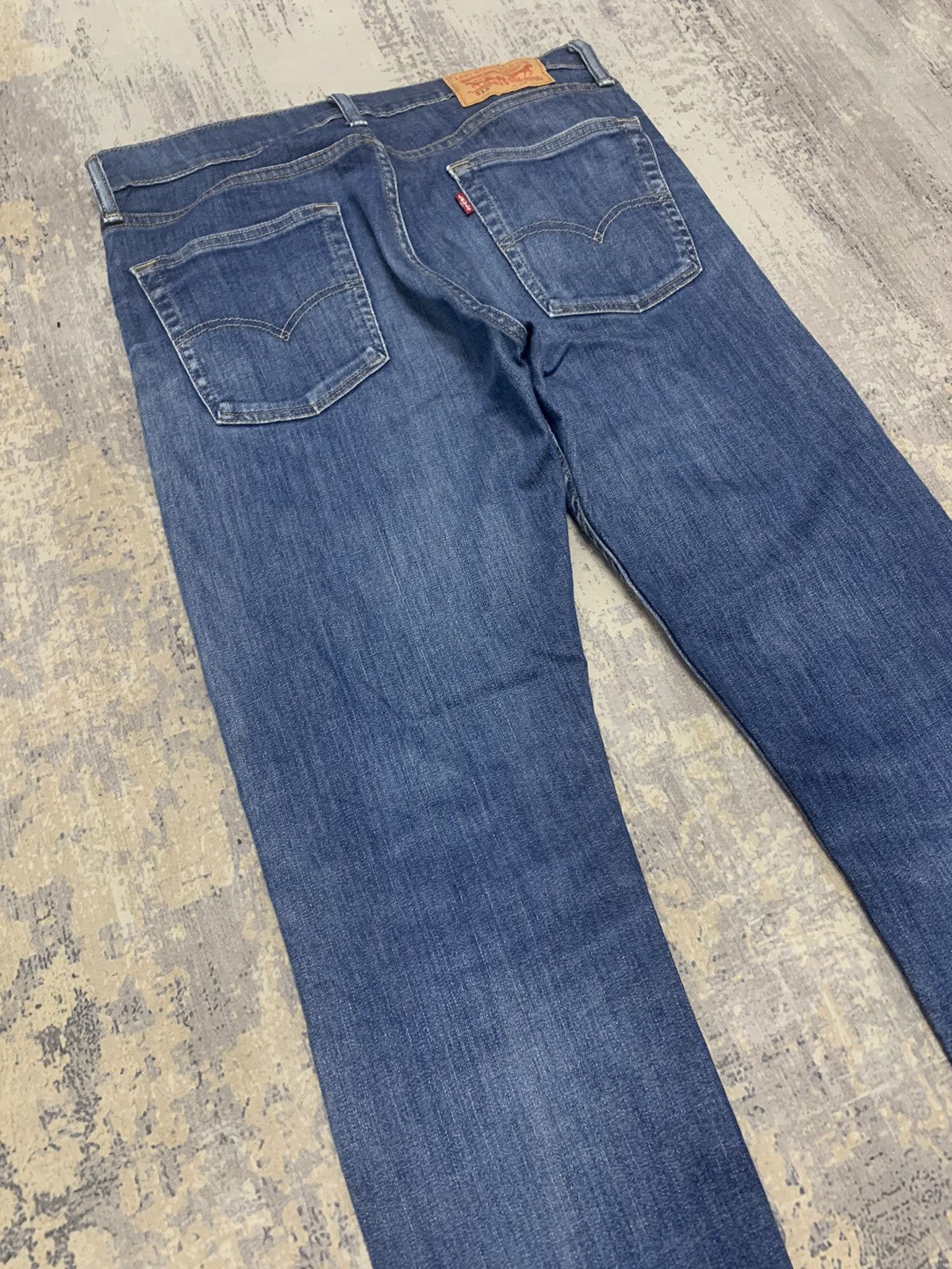 Levi's Levi's 513 Slim Fit Jeans Dark Indigo Modern Denim Size US 33 - 9 Thumbnail