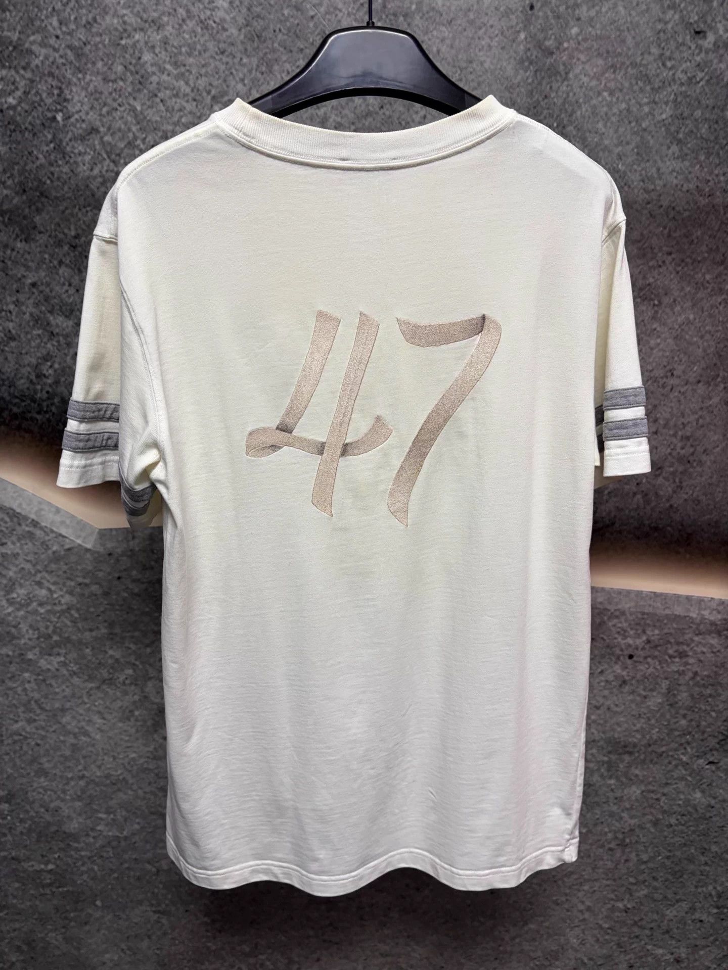 Dior Dior white logo stripe S short sleeve T-shirt Size US S / EU 44-46 / 1 - 2 Thumbnail