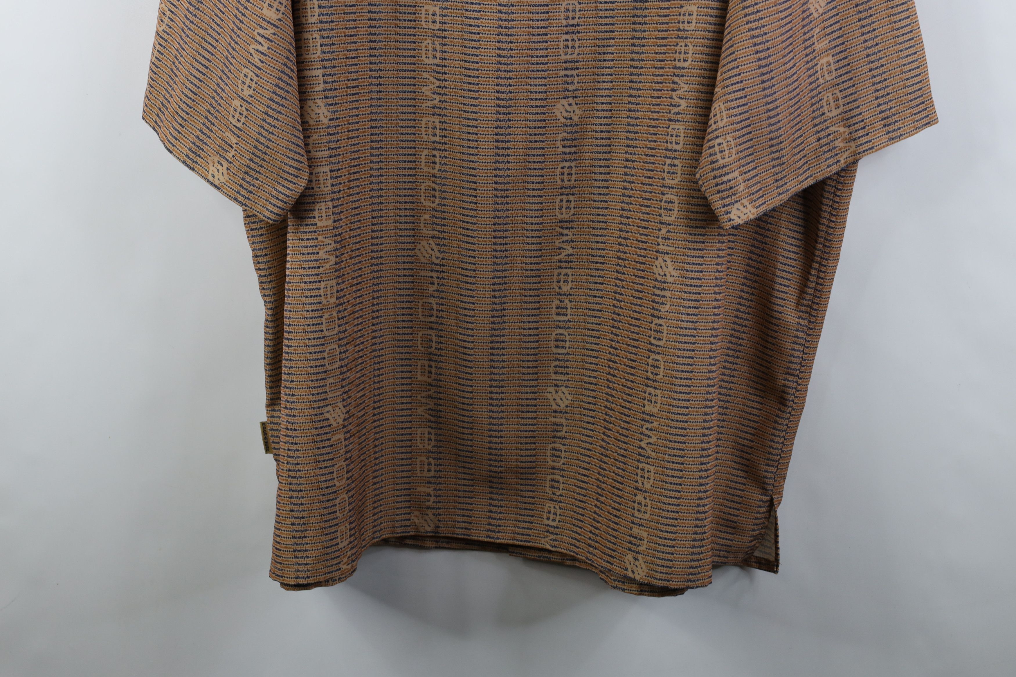 Rocawear Vintage 90s Y2K Rocawear Baggy Fit Camp Collar Button Shirt Size US XXL / EU 58 / 5 - 14 Thumbnail