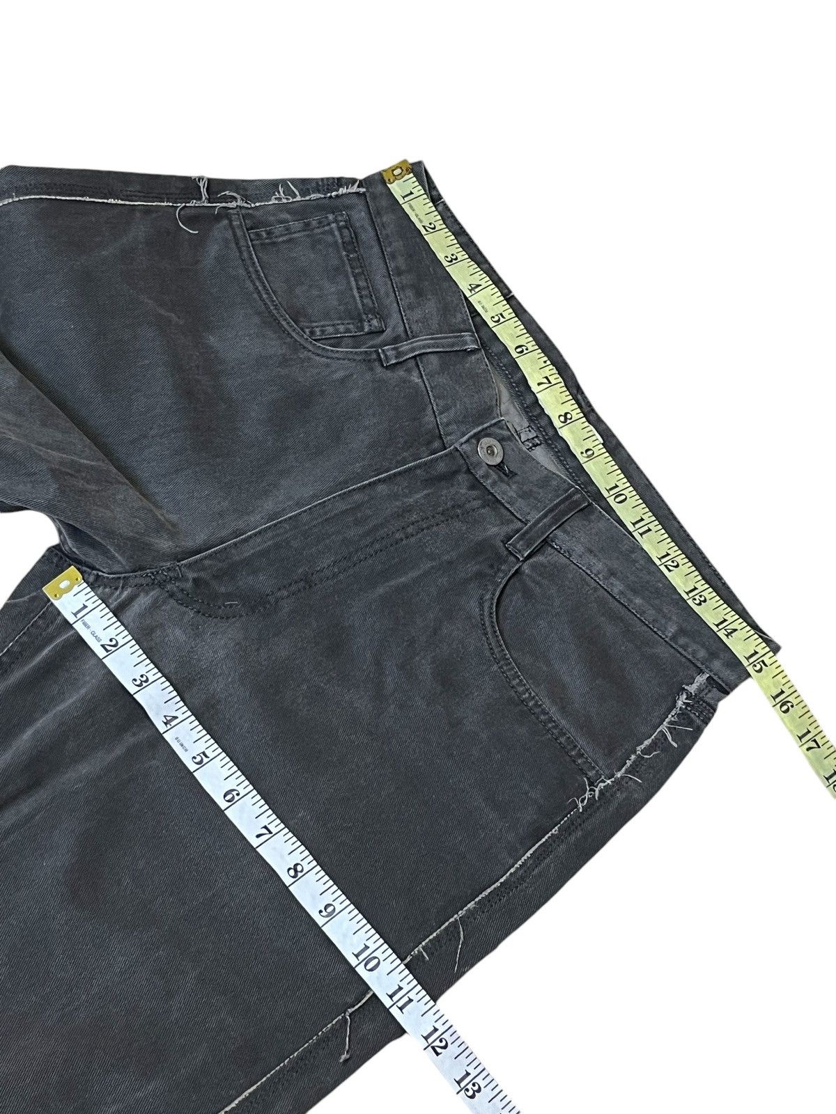 Yohji Yamamoto VINTAGE A.A.R YOHJI YAMAMOTO DESIGN STUDIO JEANS Size US 30 / EU 46 - 11 Thumbnail