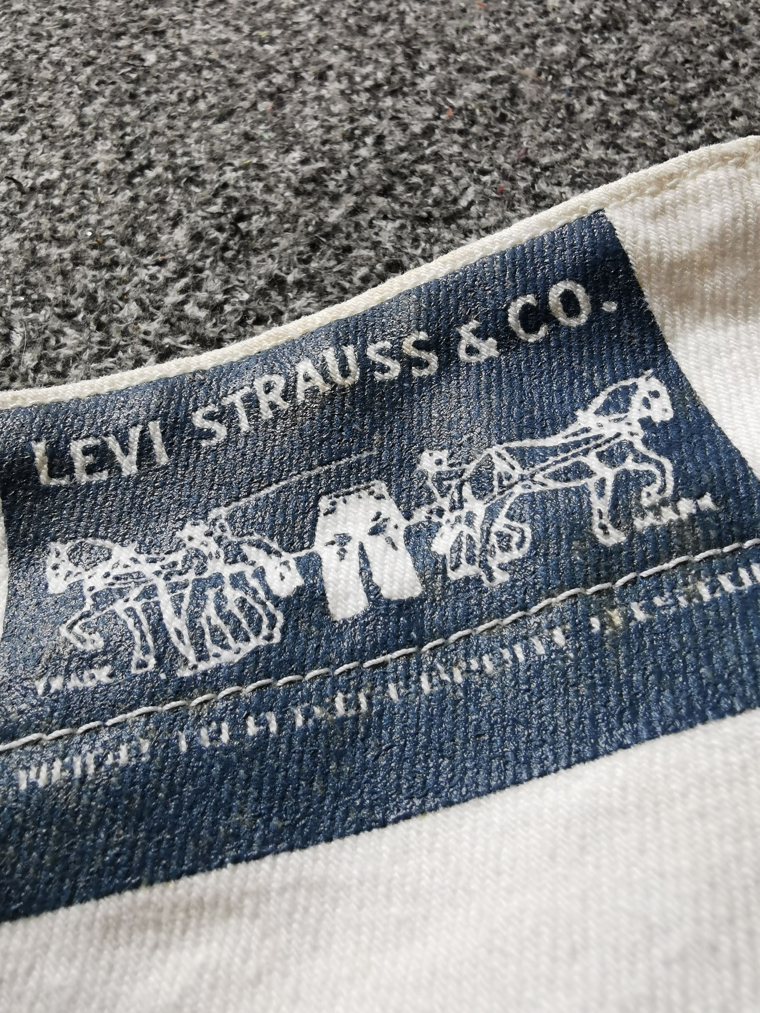 Levi's Made & Crafted Archive 🇯🇵🔥🔥 Levi's Engineered Paint White Cotton Denim Jeans Size US 30 / EU 46 - 6 Thumbnail