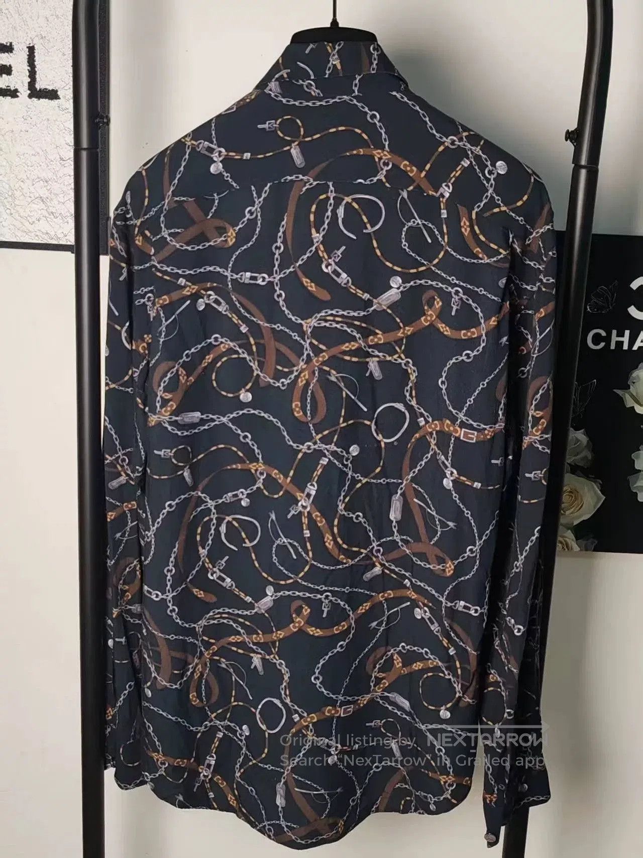Louis Vuitton Authentic LV Chain Shirt in Blue. Size US M / EU 48-50 / 2 - 2 Thumbnail
