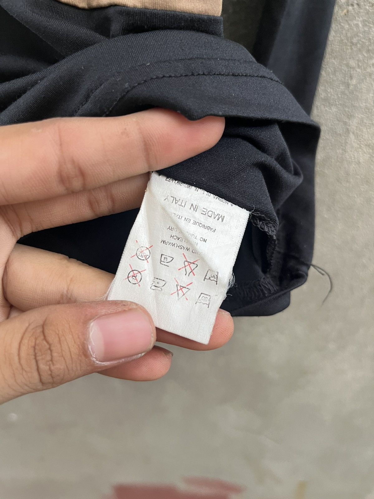 Gucci Gucci Black/Brown Long Sleeve Logo Tee Size US XXS / EU 40 - 8 Thumbnail