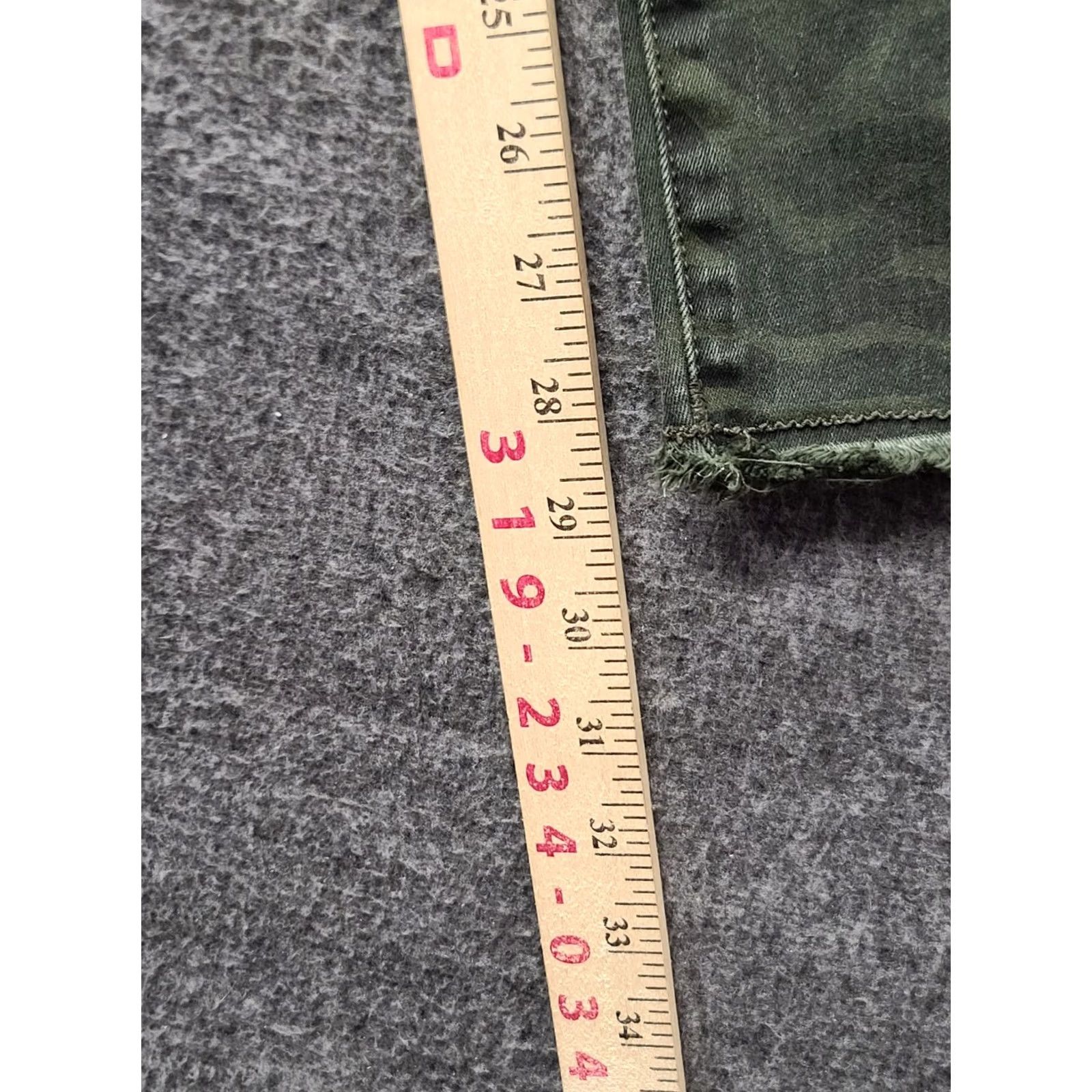 Vintage Driftwood Jeans Womens 29x29 Jackie Skinny Fit Ankle Cut High Rise Stretch Jeans Bohemian Festival Green 29 Inseam 5-Pocket Slim Wash Light Womens Size 29" - 5 Thumbnail