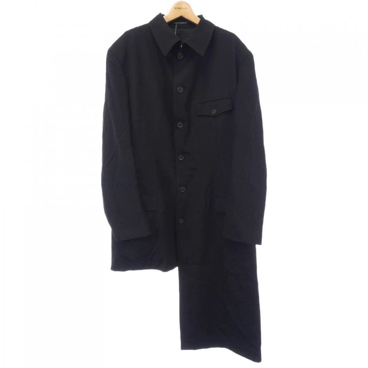 Yohji Yamamoto Yohji Yamamoto 2019AW Asymmetric Coat Size 2-4 9.5/10 Size US M / EU 48-50 / 2 - 1 Thumbnail