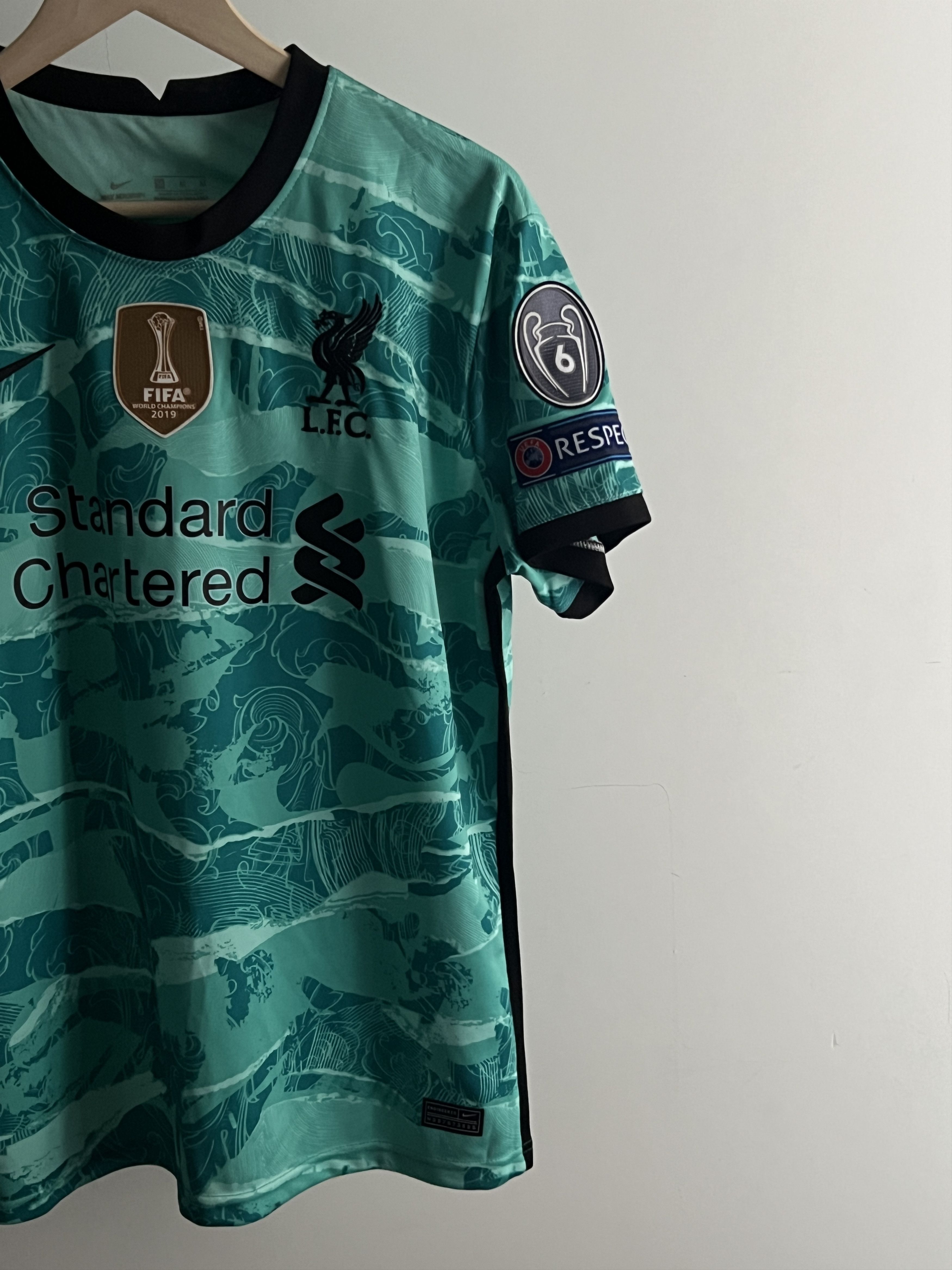 Nike Soccer Jersey Nike FC Liverpool 2020/21 Away Knit Champions Size US M / EU 48-50 / 2 - 2 Thumbnail