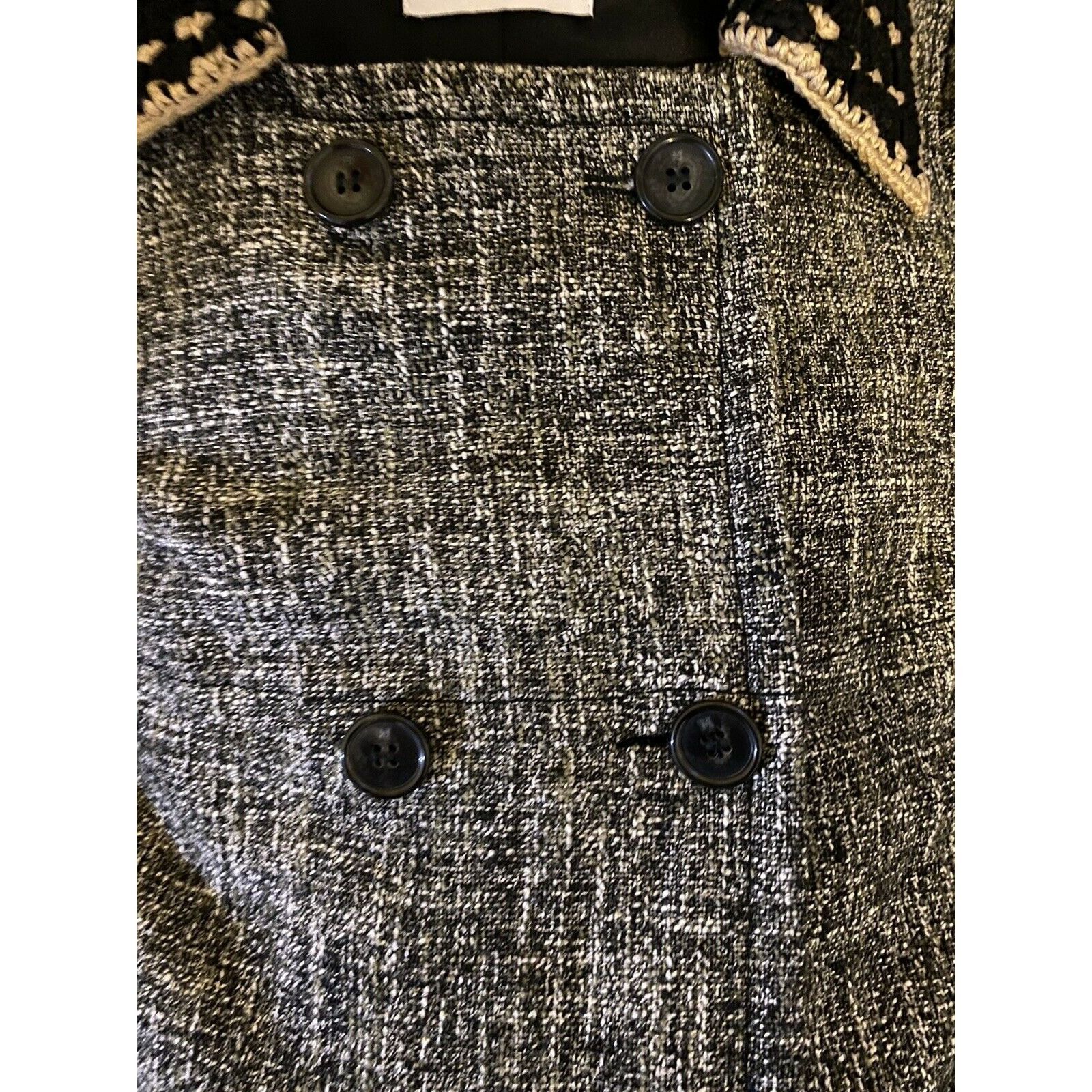 Missoni $1195 New M Missoni 42 6 Tweed Car Coat Crochet Trim Jacket Size M / US 6-8 / IT 42-44 - 9 Thumbnail