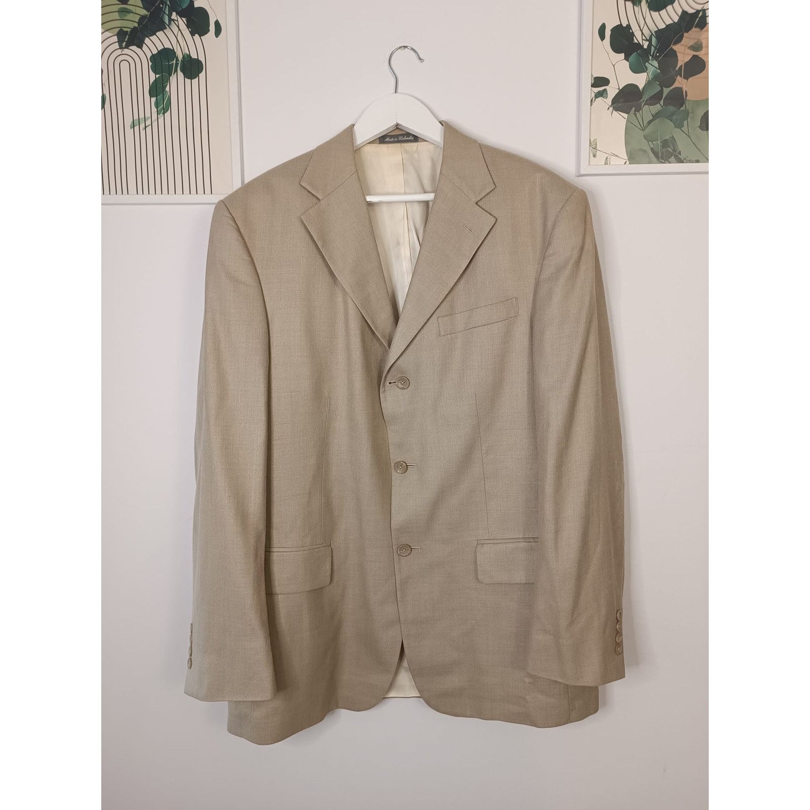 Vintage blazer silk wool
