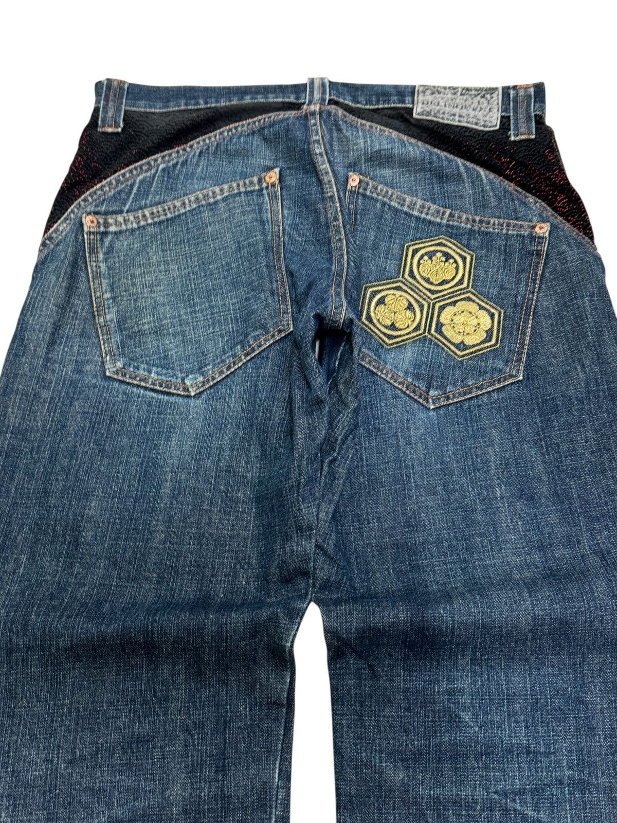 Japanese Brand Juvenile Delinquent Eastern Iconography Embroidery Distress Size US 32 / EU 48 - 8 Thumbnail
