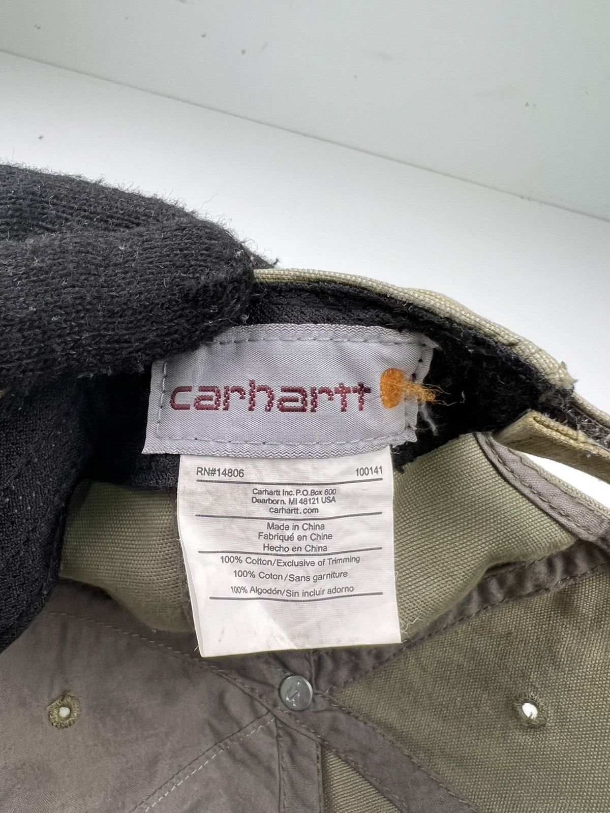 Carhartt Carhatt Strapback Hat Cap Size ONE SIZE - 7 Thumbnail