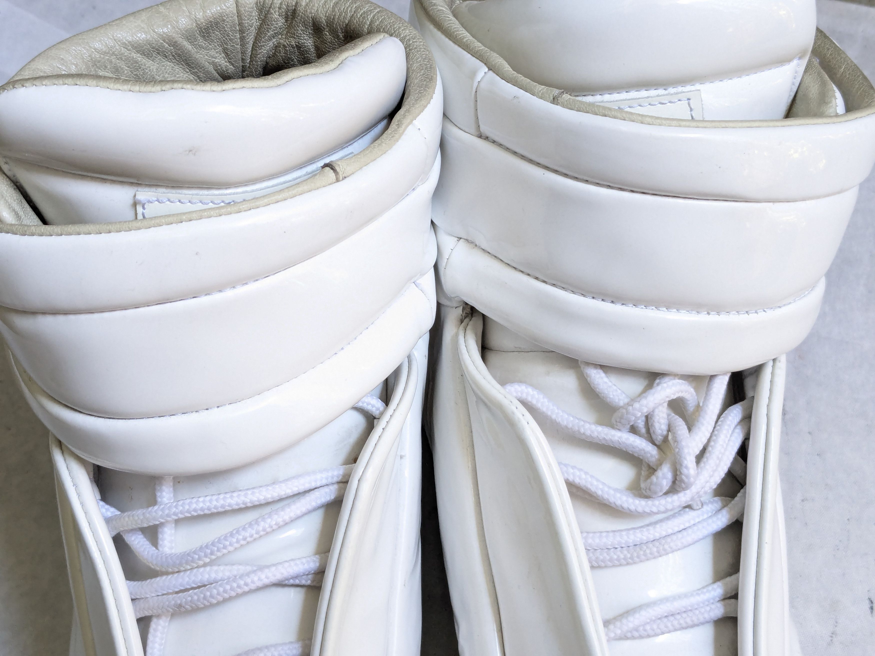 Maison Margiela Maison Margiela Future White 10 43 High Tops Patent Leather Size US 10 / EU 43 - 5 Thumbnail