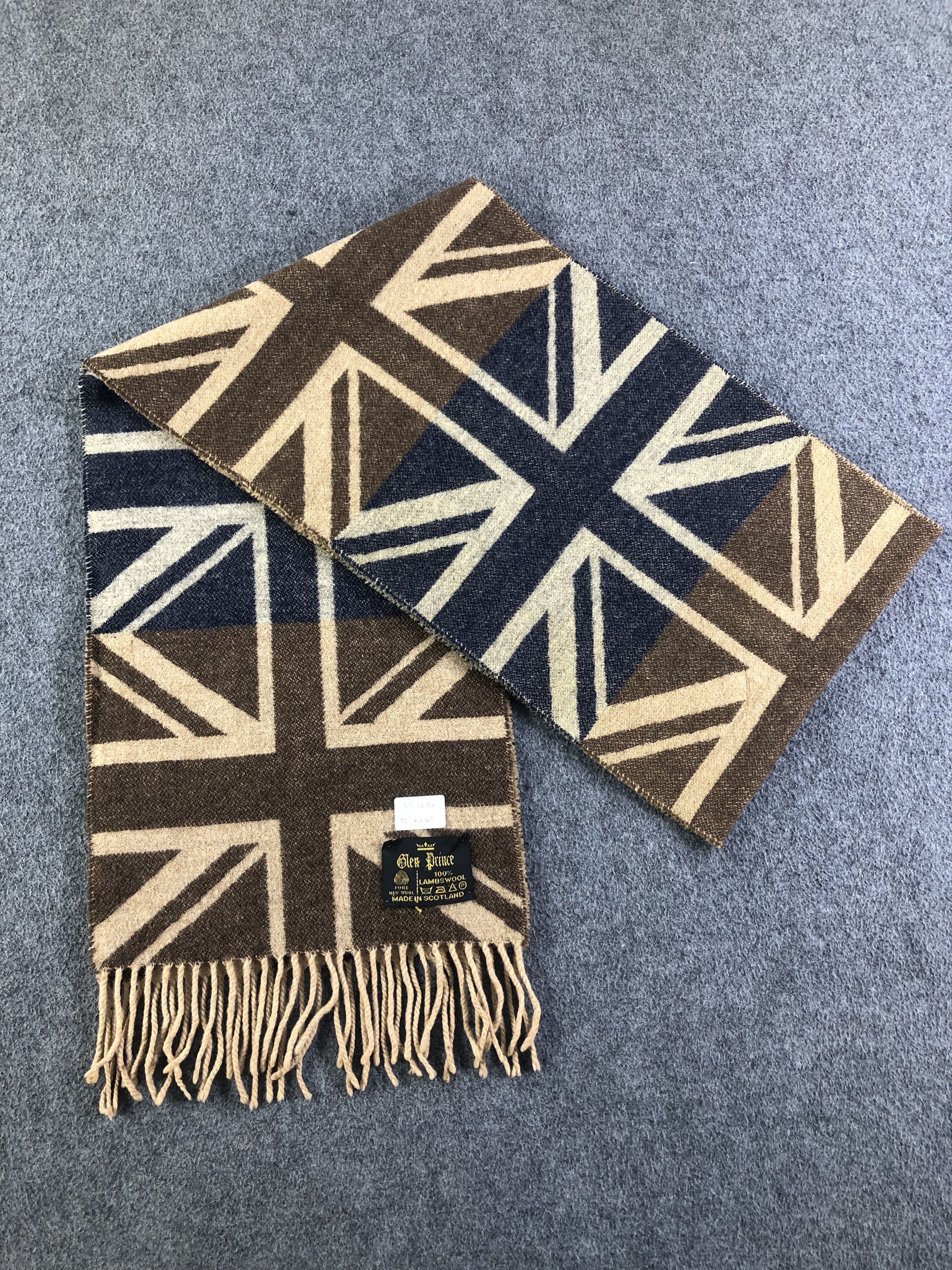 Vintage Glen Prince Lambswool Scarf / Muffler / Neckwear SS1234 Size ONE SIZE - 5 Thumbnail