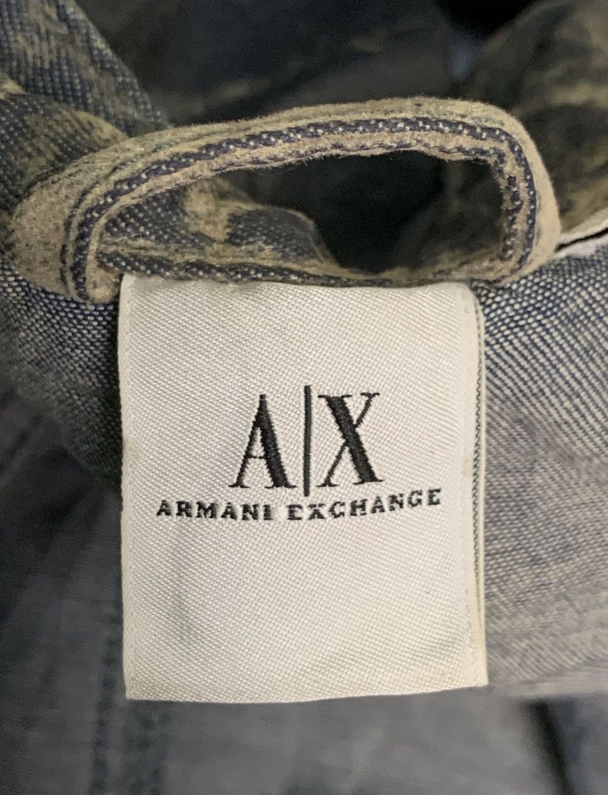 Armani Exchange Rare Design Armani Exchange Denim Jacket Size M / US 6-8 / IT 42-44 - 4 Thumbnail