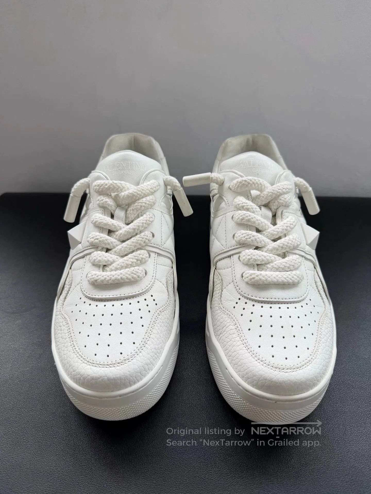 Valentino Valentino One Stuf White Sneakers. Size US 9 / EU 42 - 2 Thumbnail