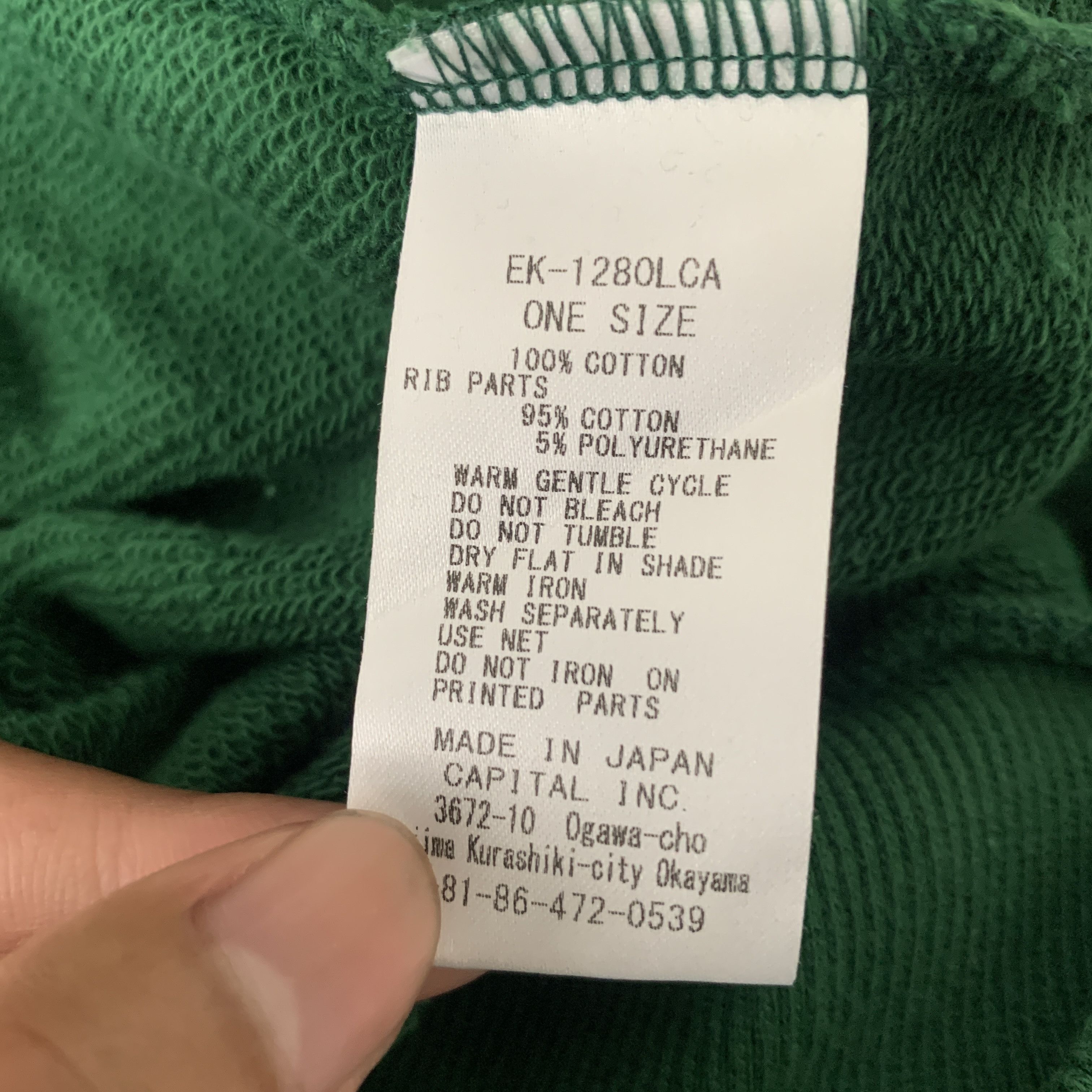 Kapital Kapital big kountry laundry sweatshirt Size US L / EU 52-54 / 3 - 6 Thumbnail