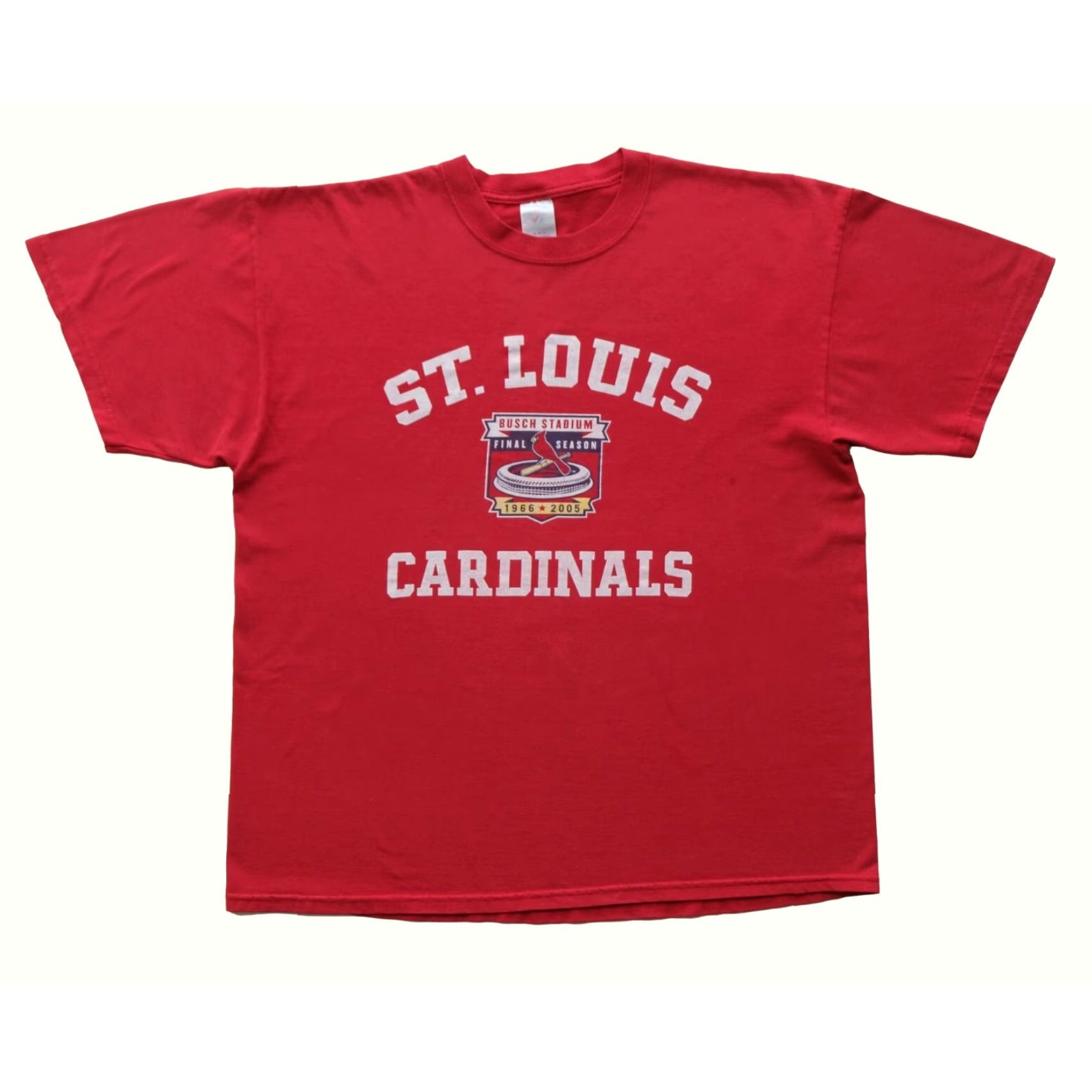 Jerzees VINTAGE ST LOUIS CARDINALS Y2K 90s JERZEES T-SHIRT XL RED MEN'S Shirt Size US XL / EU 56 / 4 - 2 Thumbnail
