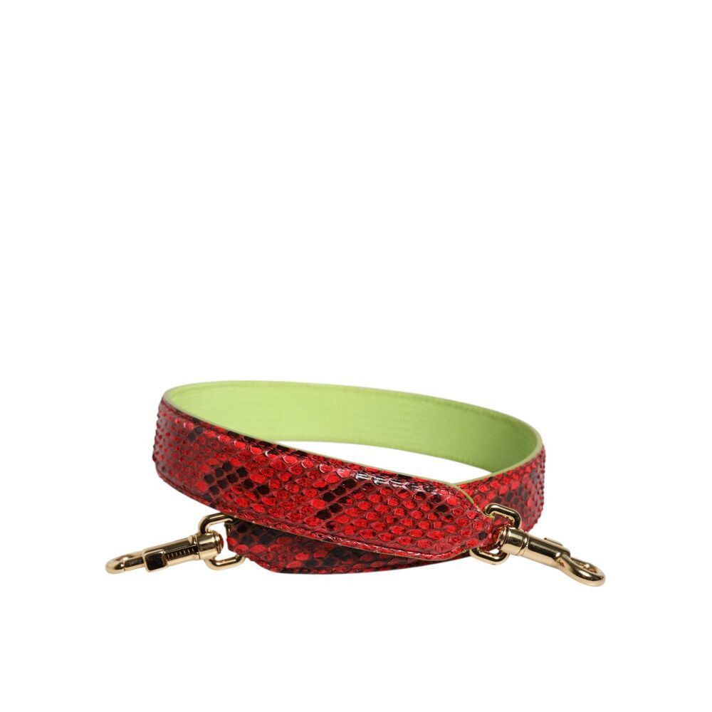 Dolce & Gabbana Dolce & Gabbana Red Exotic Leather Handbag Accessory Shoulde Size ONE SIZE - 2 Thumbnail