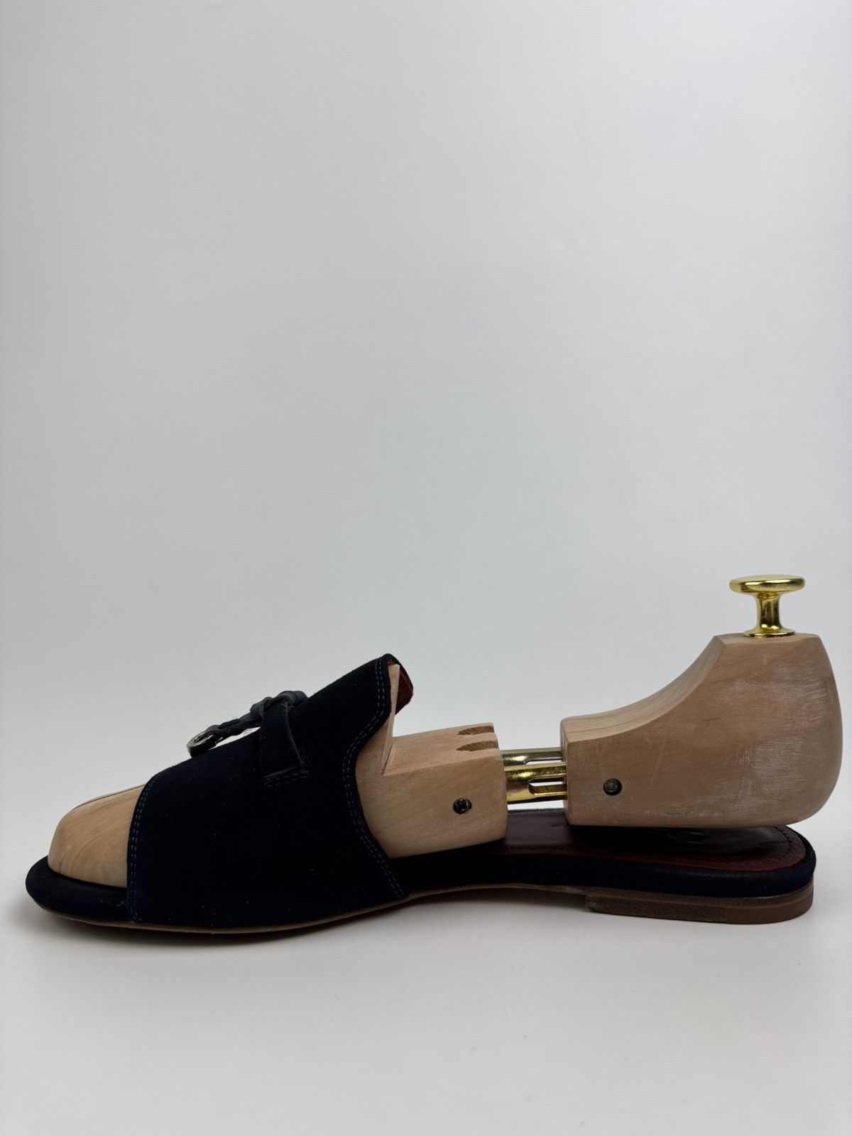 Loro Piana Loro Piana Summer Charm Suede Slides Size US 7 / IT 37 - 9 Thumbnail