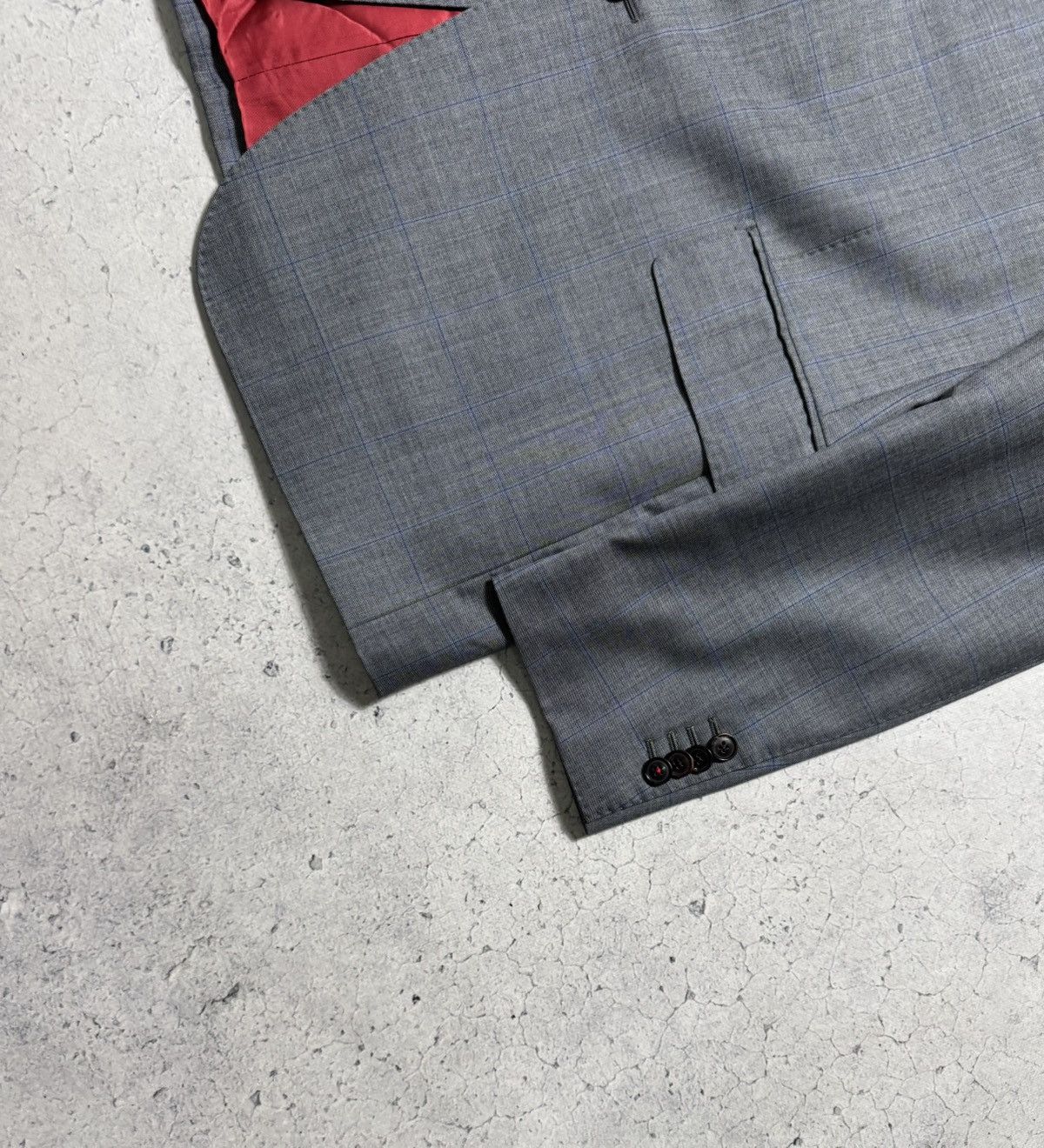 Suitsupply Suitsupply Suit Grey Wool Blazer & Pants Size 54 Size 54R - 5 Thumbnail