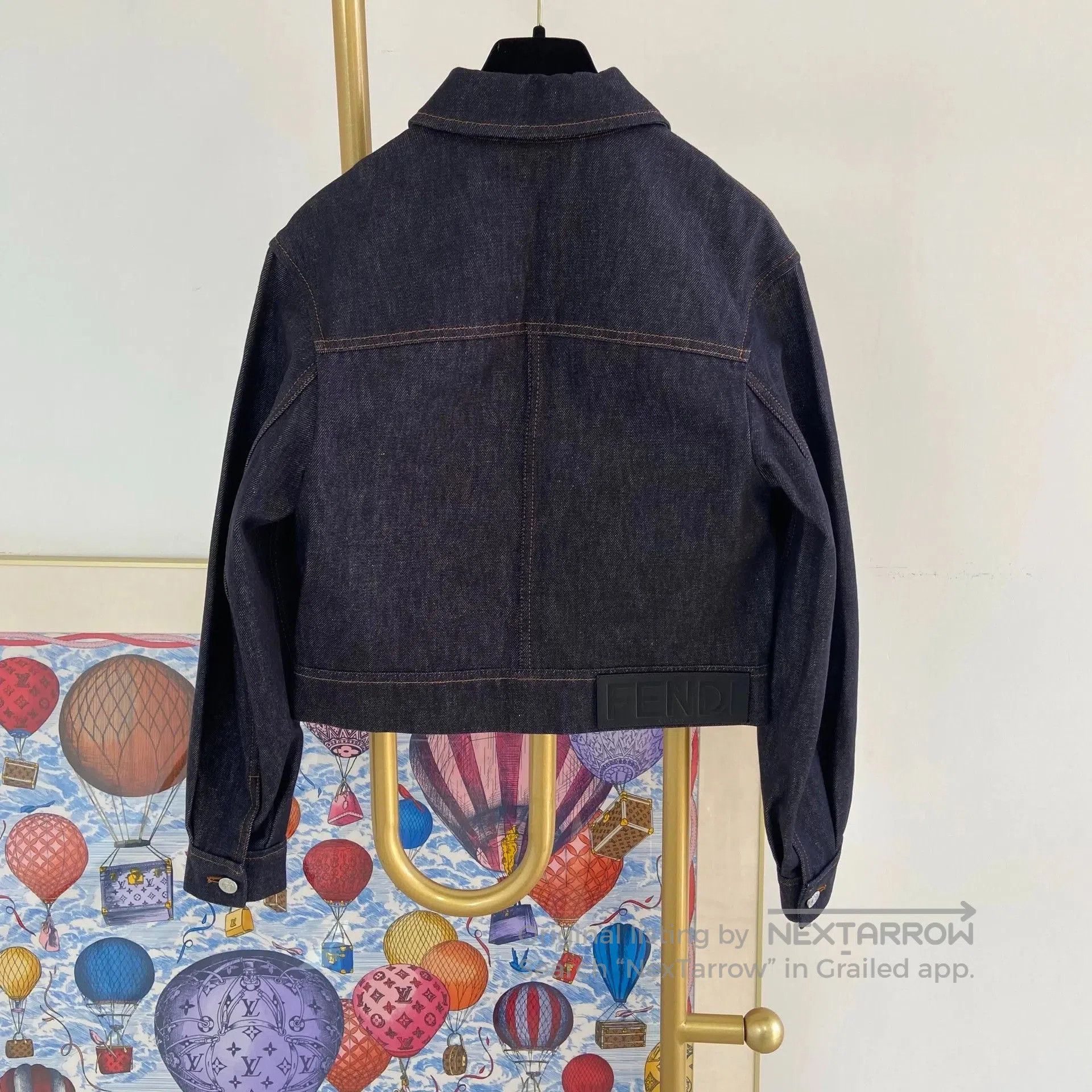 Fendi Fendi Dark Blue Denim Jacket. Size XS / US 0-2 / IT 36-38 - 3 Thumbnail