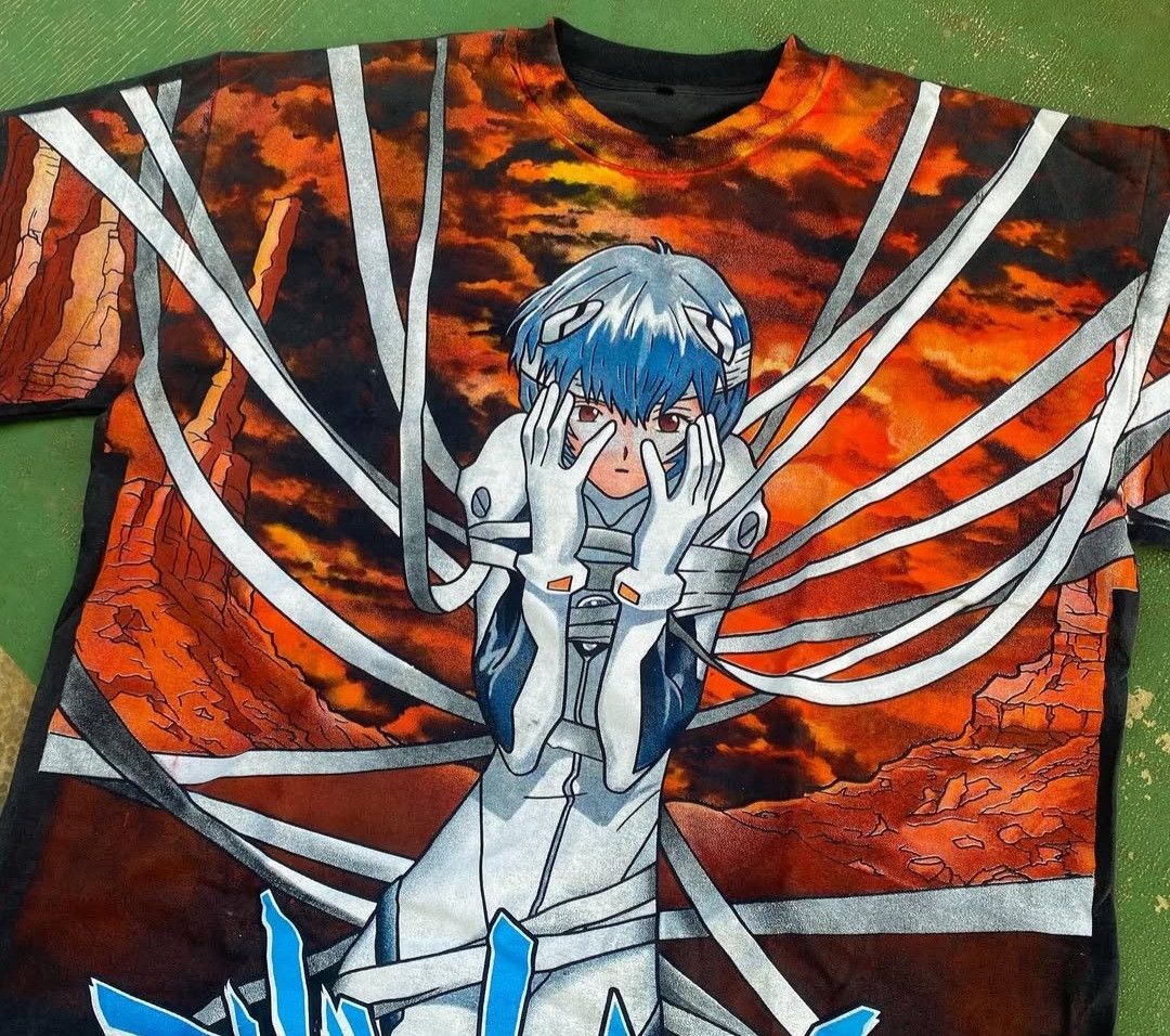 Anime Neon Evangelion Genesis Rei Ayanami AOP Size US XL / EU 56 / 4 - 3 Thumbnail
