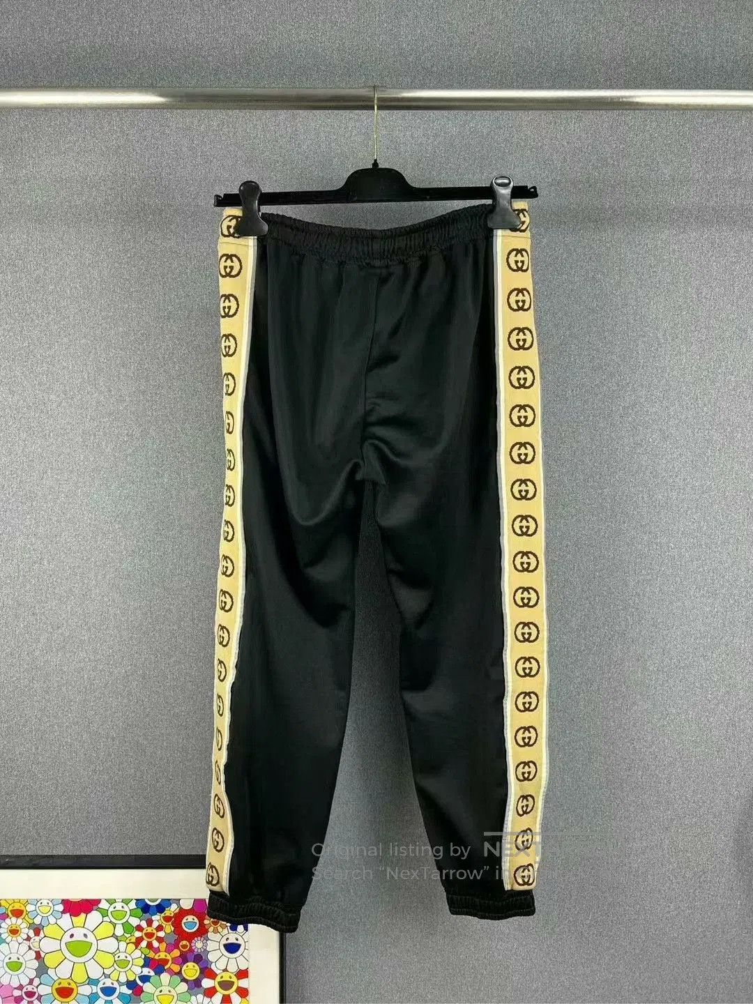 Gucci gucci black logo side pants for women. Size US 26 / EU 42 - 1 Thumbnail