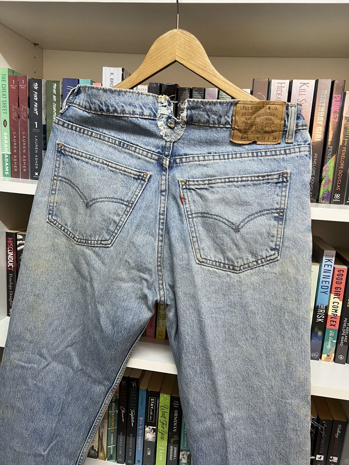 Levi's Levis Orange Tab Distressed Denim Size US 33 - 7 Thumbnail