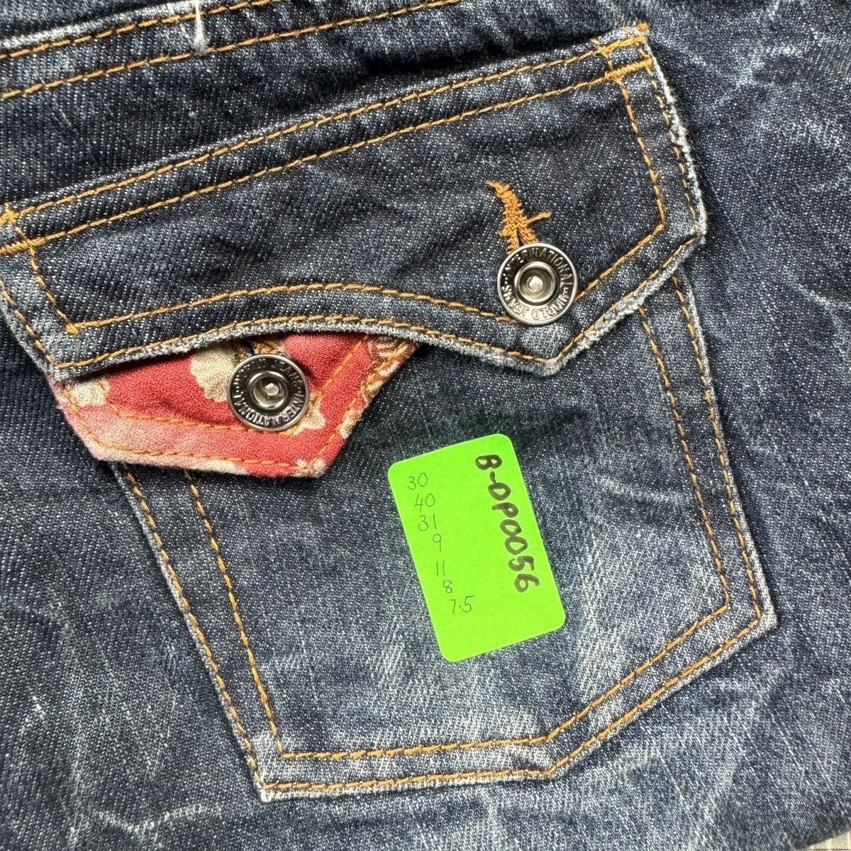 14th Addiction × If Six Was Nine × Japanese Brand Nylaus Distressed Double Waist Jeans Size US 30 / EU 46 - 14 Thumbnail