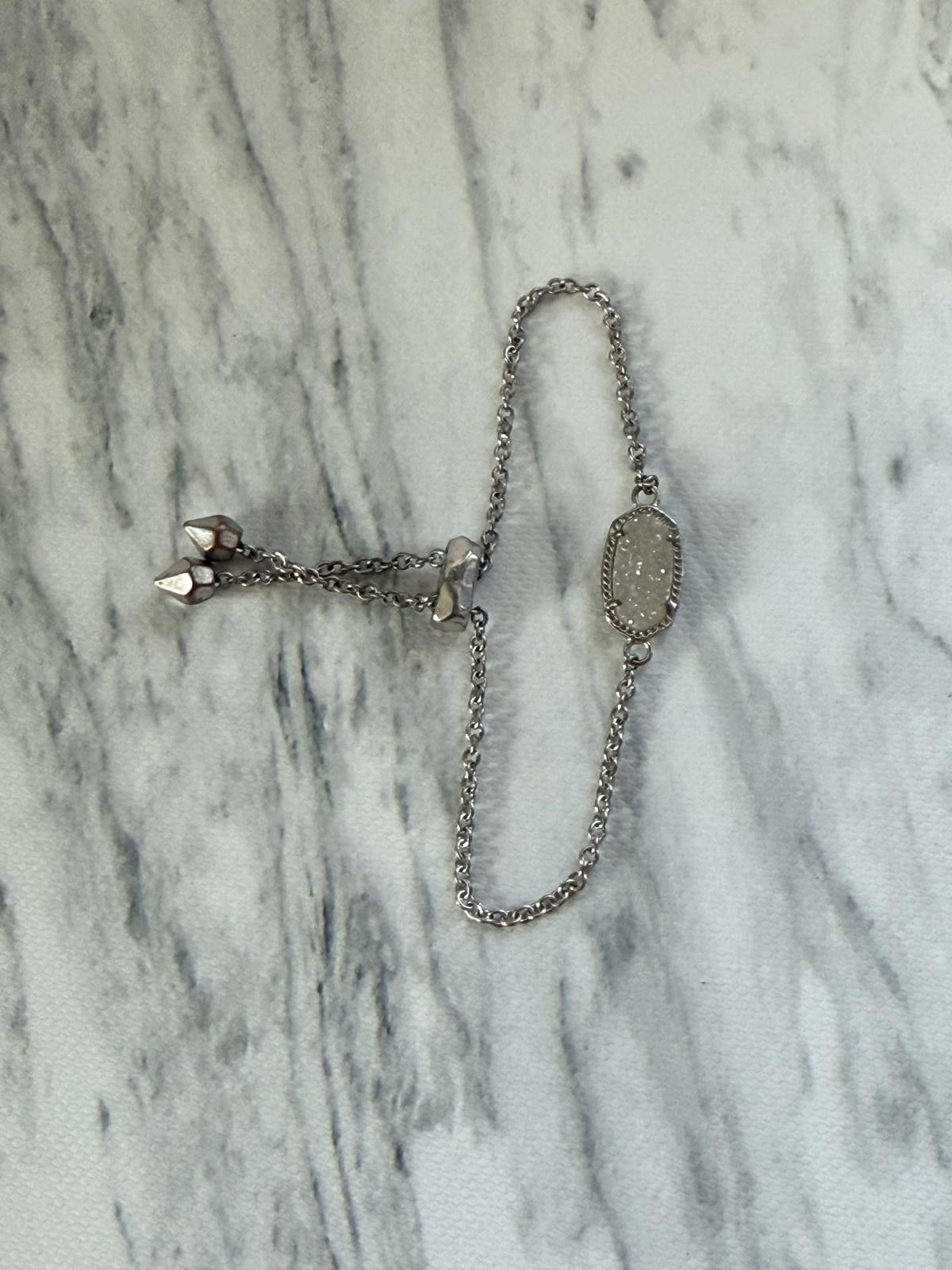 Other Kendra Scott Elisa Silver Drusy Bracelet Size ONE SIZE - 1 Thumbnail