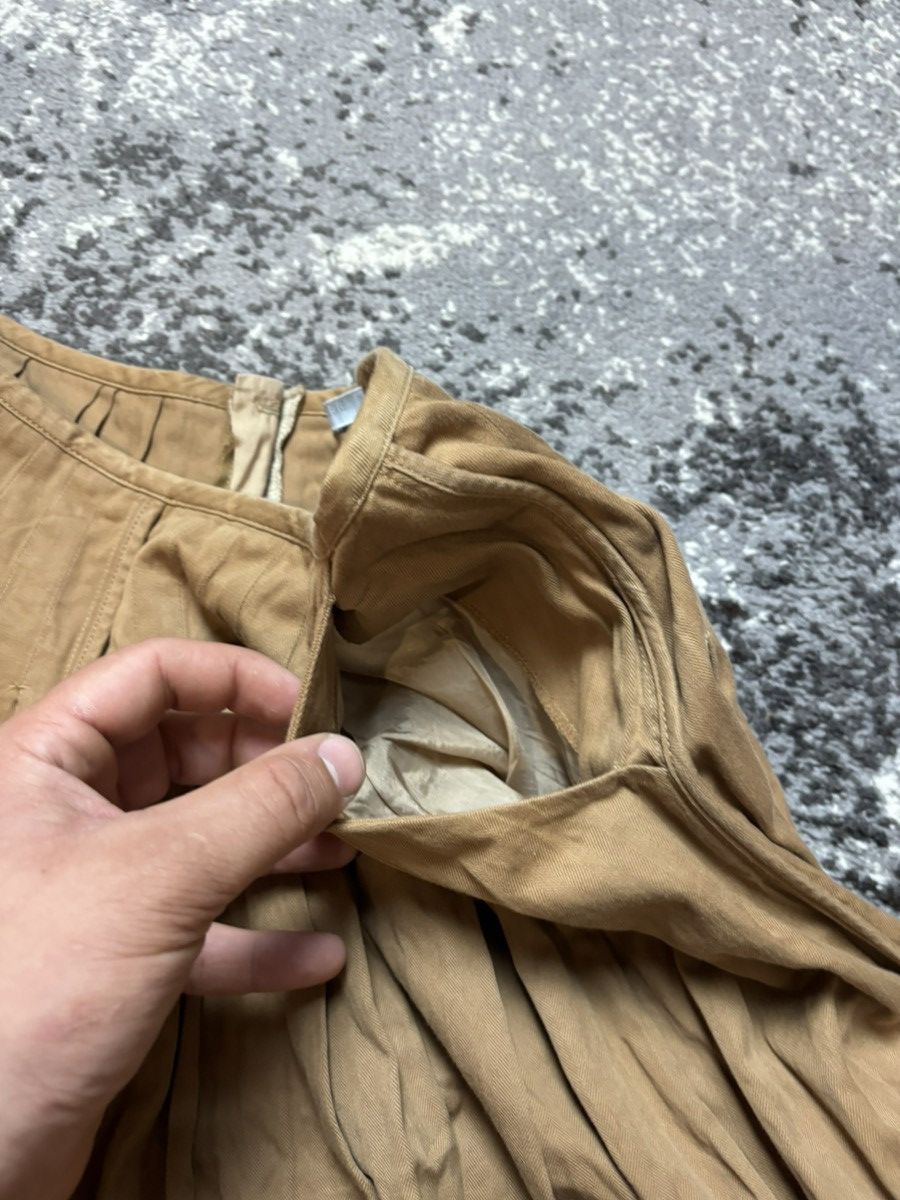 Designer × Japanese Brand Y2k Strenesse blue japanese pleat midi skirt Size 24" / US 00 / IT 34 - 9 Thumbnail