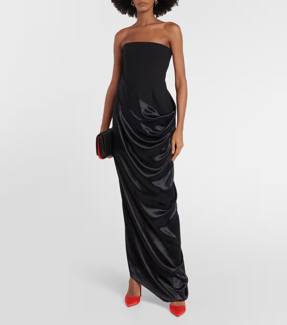 Christian Louboutin o1s1wg110924 Iriza Crepe Pumps in Red Size US 7 / IT 37 - 3 Thumbnail