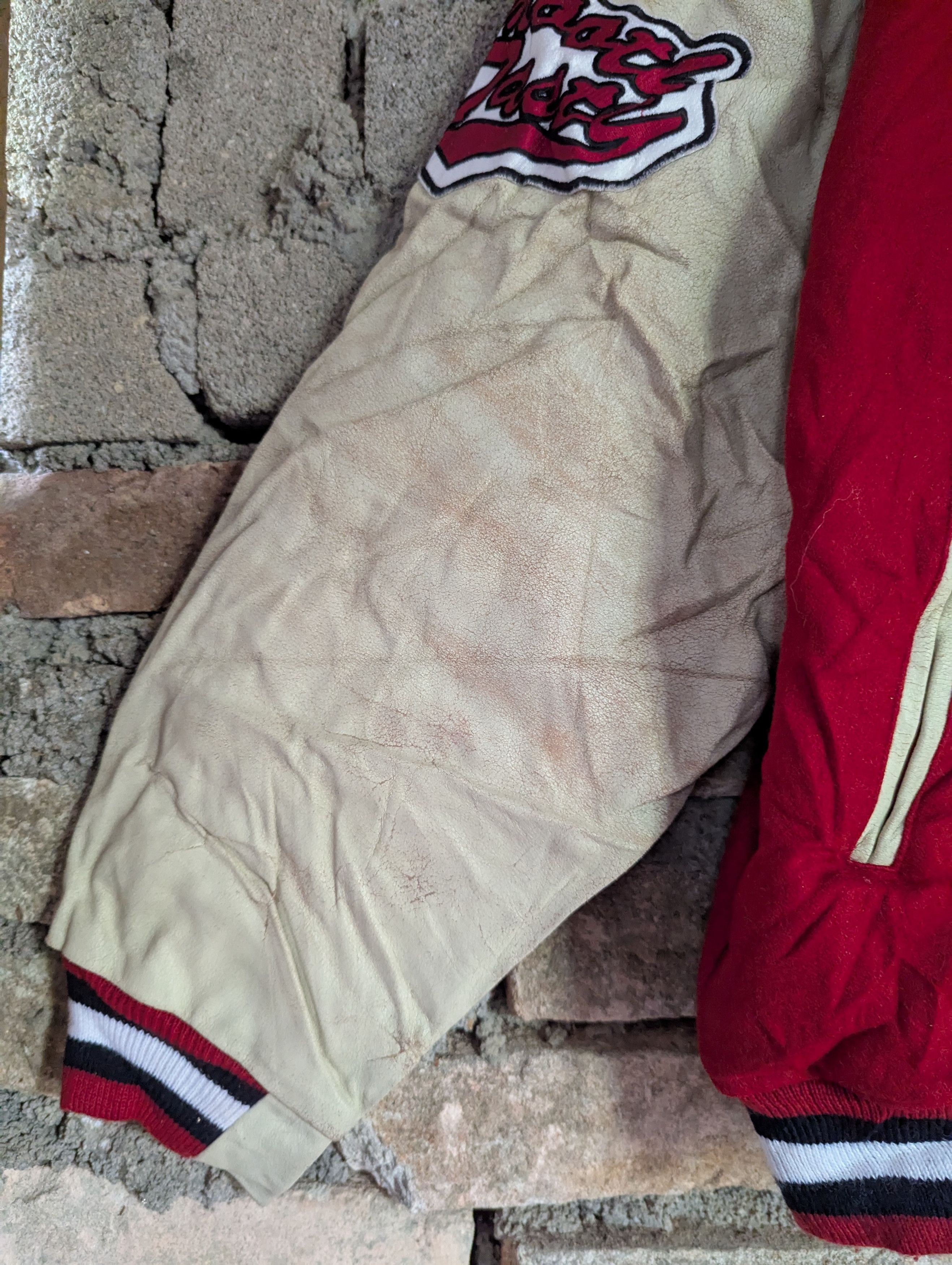 Japanese Brand × Vintage HN BOMBER JACKET POLYESTER SLEEVE Size US M / EU 48-50 / 2 - 3 Thumbnail