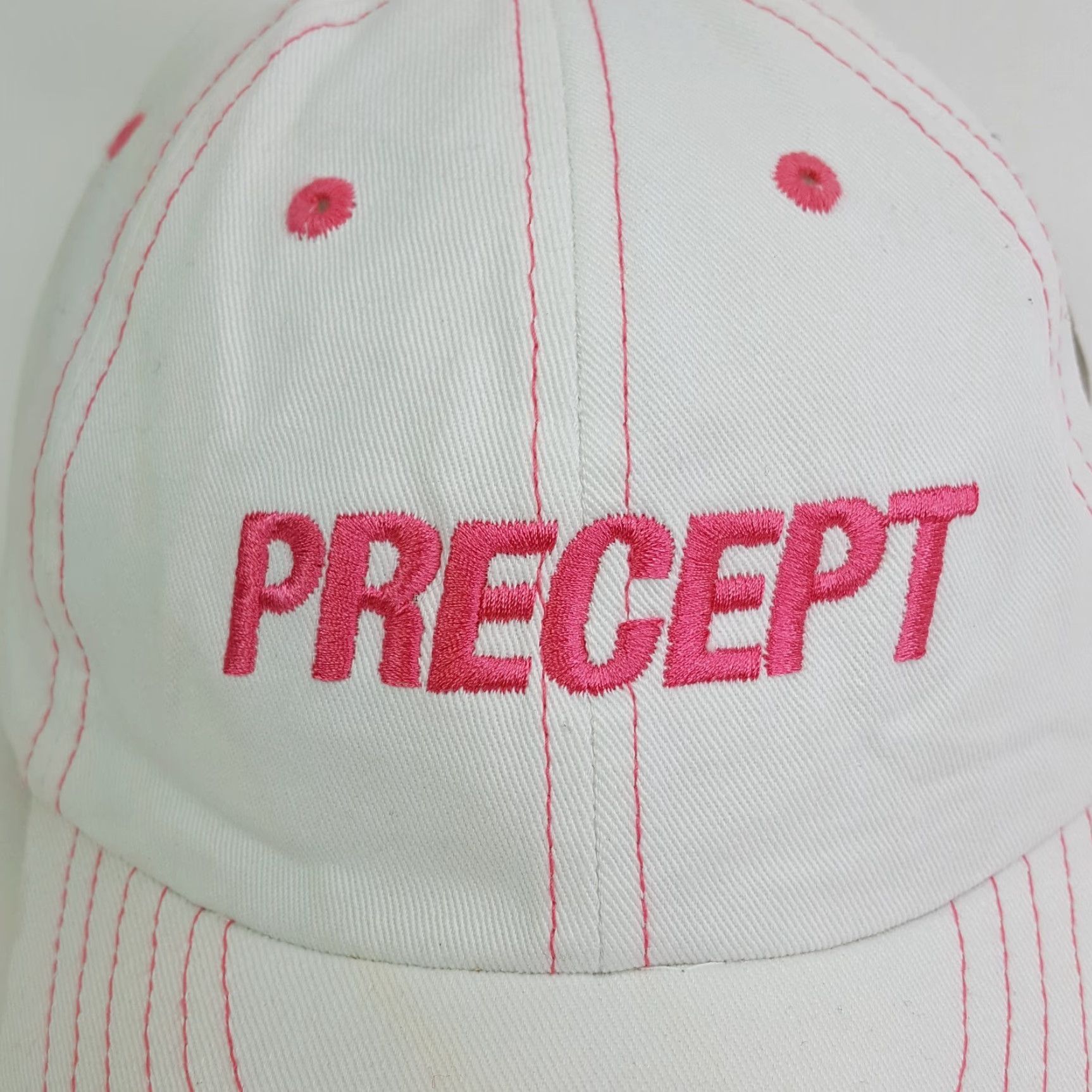 Pinko VINTAGE Precept Golf Women's Adjustable PGA Sports Hat Baseball Cap Pink White Size ONE SIZE - 3 Thumbnail