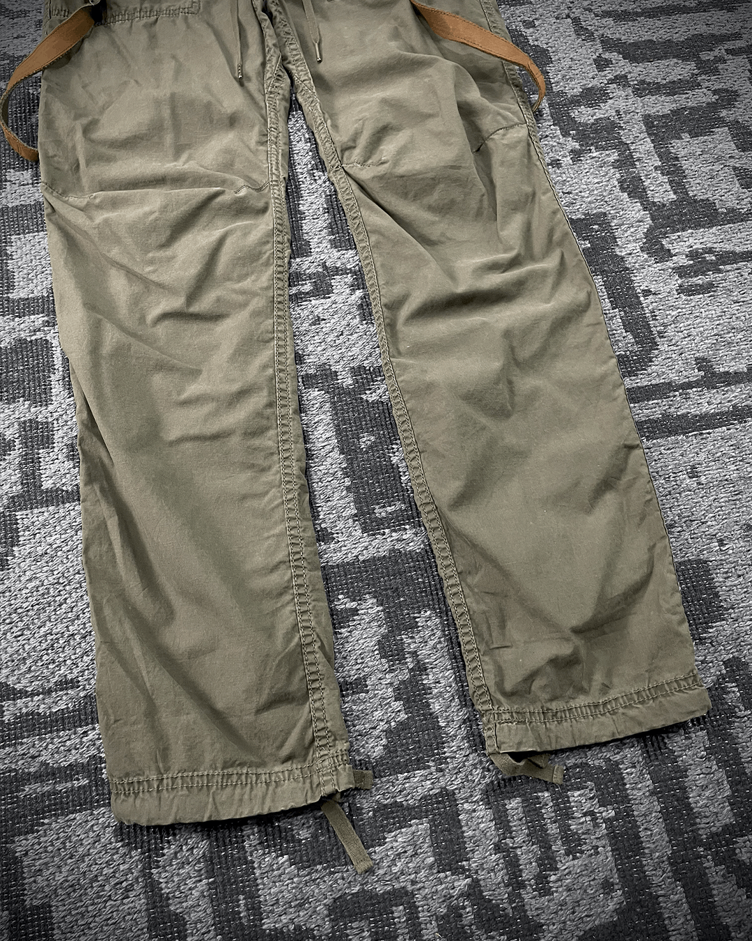 Japanese Brand G.o.a Military Suspender Skinny Pants Size US 31 - 4 Thumbnail