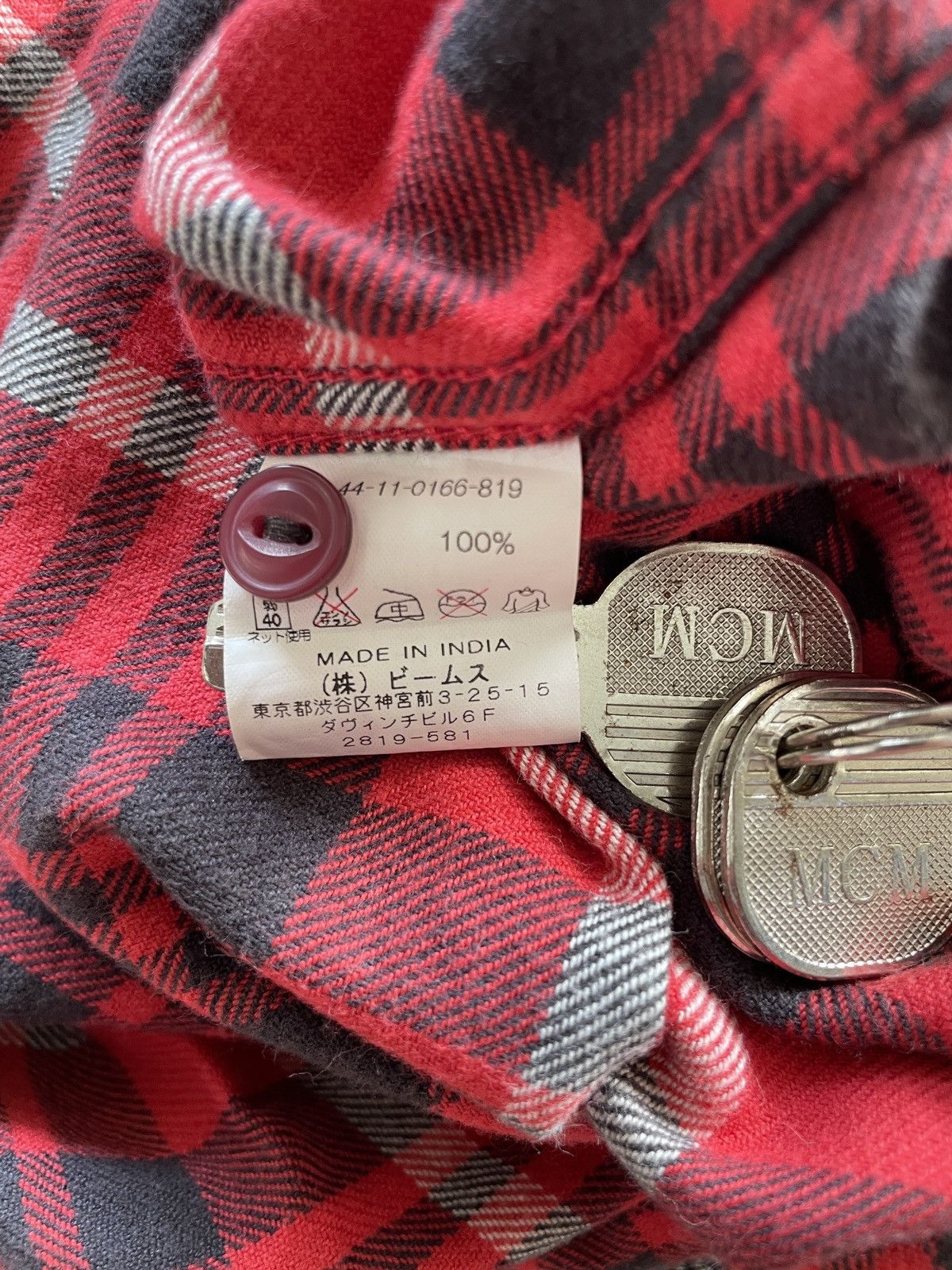 Beams Japan Beams Heart Checked Plaid Flannel Shirt Size US M / EU 48-50 / 2 - 9 Thumbnail