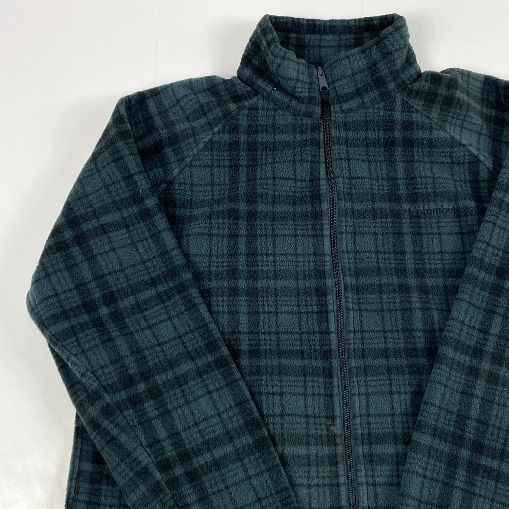 Vintage VINTAGE Columbia Jacket Womens XL Green Plaid Fleece Full Zip Skiing Hiking Size XL / US 12-14 / IT 48-50 - 2 Thumbnail