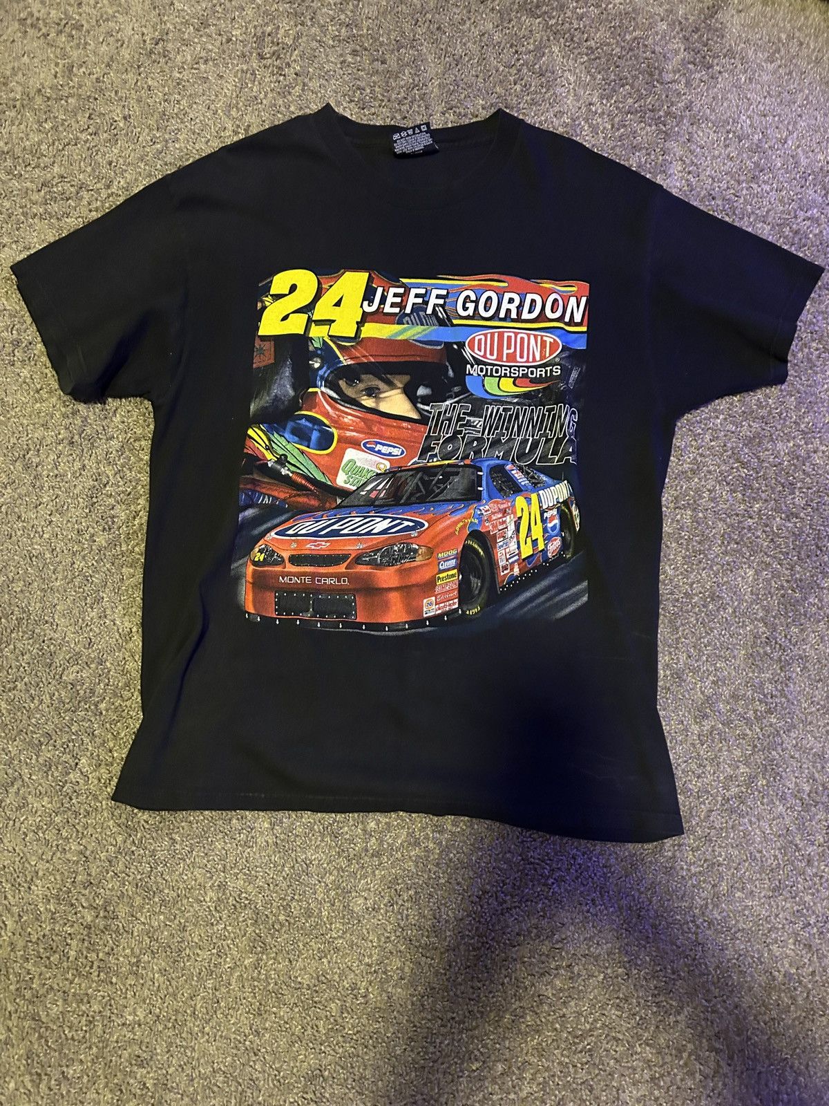 Vintage Jeff Gordon Racing Tee Size US M / EU 48-50 / 2 - 1 Thumbnail