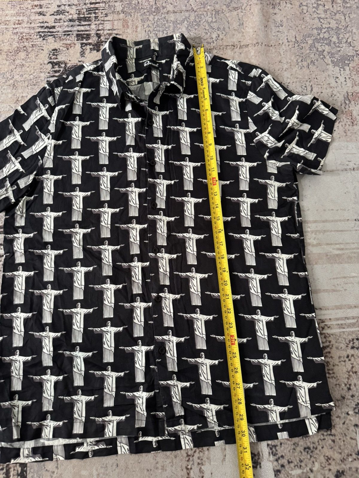 Other REVIVAL - full print jesus button shirt Size US XL / EU 56 / 4 - 8 Thumbnail