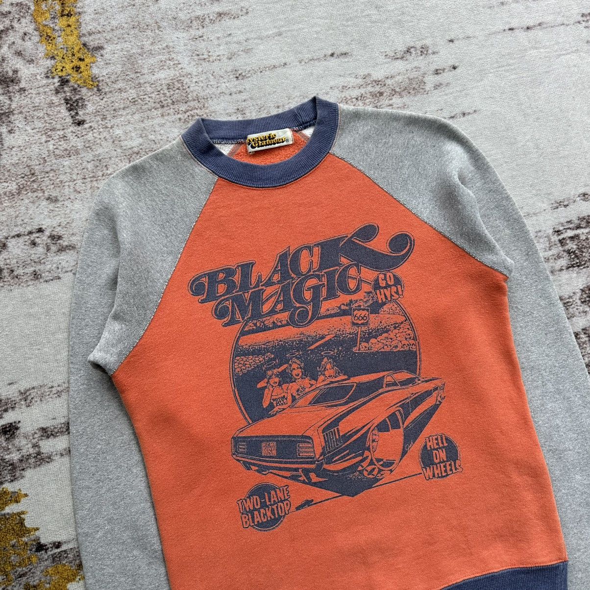 Hysteric Glamour VINTAGE HYSTERIC GLAMOUR ROUTE 66 GRAPHIC RAGLAN SWEATSHIRT Size US XS / EU 42 / 0 - 2 Thumbnail
