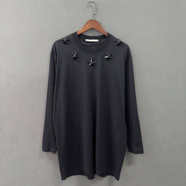 Givenchy Givenchy Metal five-pointed star black long-sleeve T-shirt Size US XS / EU 42 / 0 - 1 Thumbnail