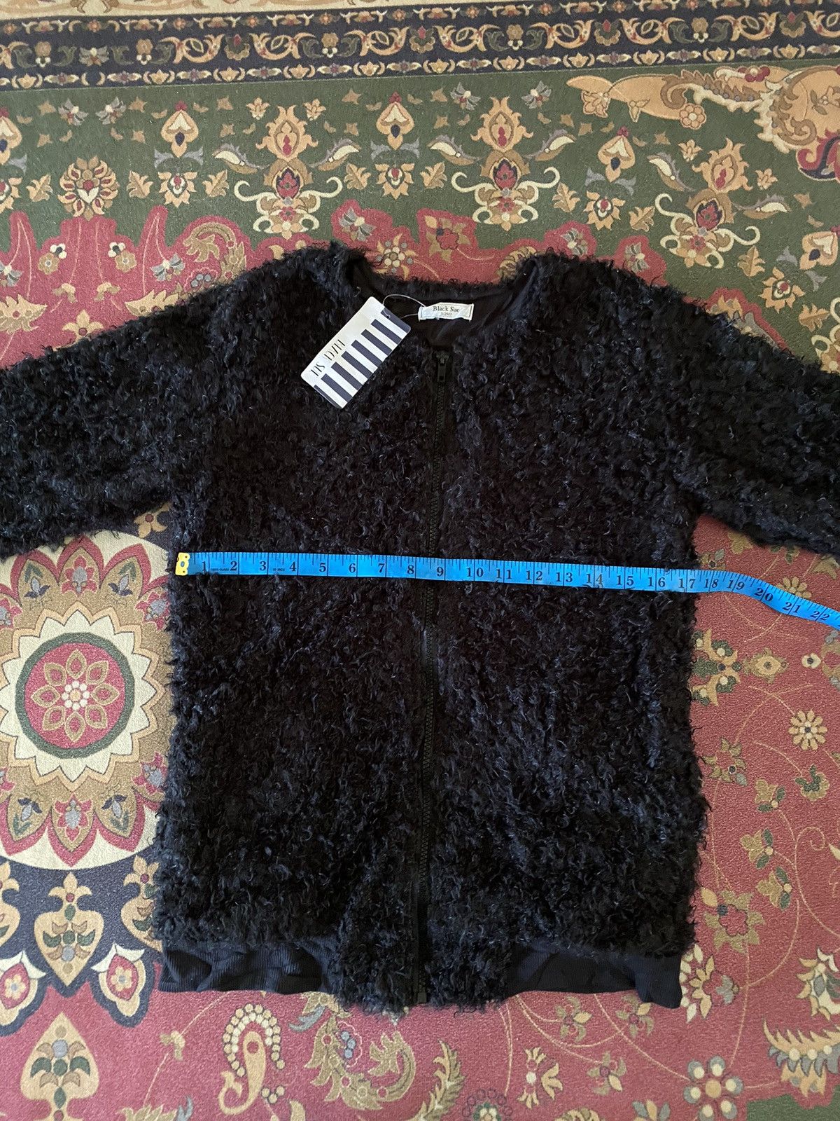 Beauty Beast Japanese Brand Black Sue Zipper Fleece Jacket Size US S / EU 44-46 / 1 - 10 Thumbnail
