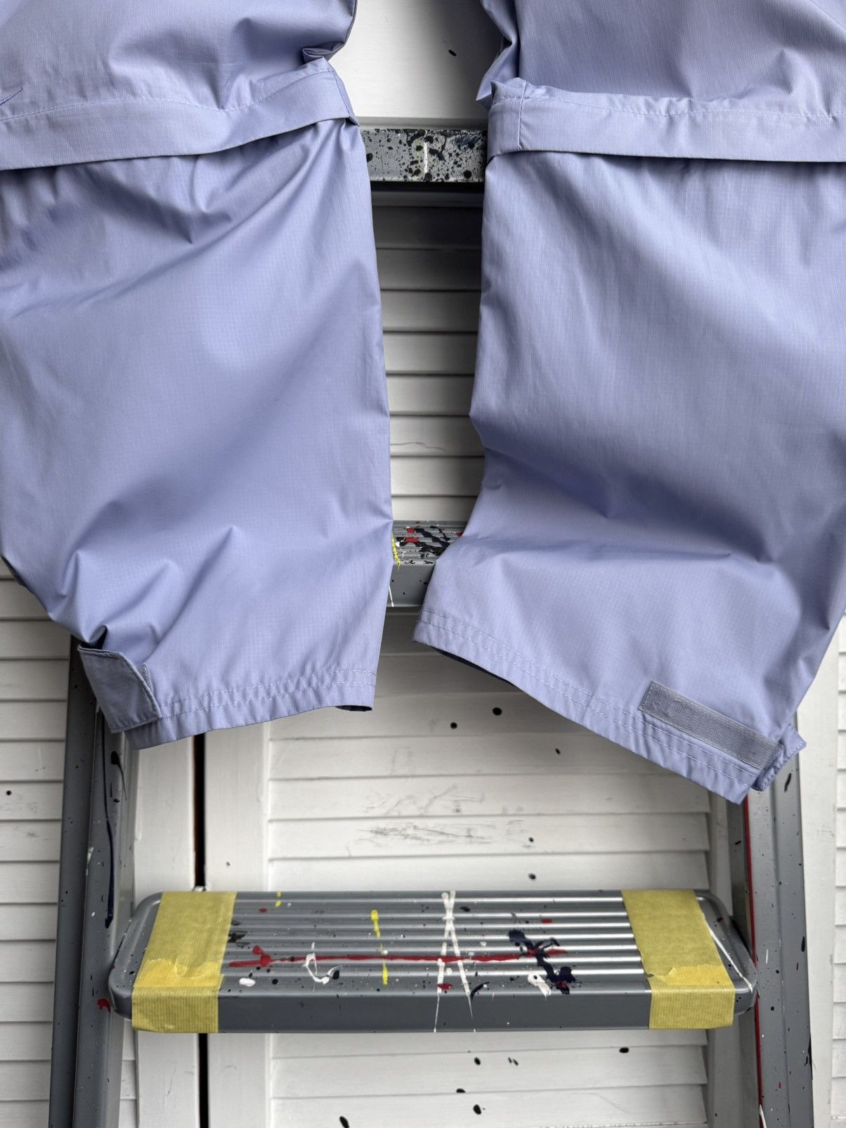 Nike Vintage Nike Clima-Fit Zip Off Tech Pants Nylon Light Blue Size US 30 / EU 46 - 6 Thumbnail