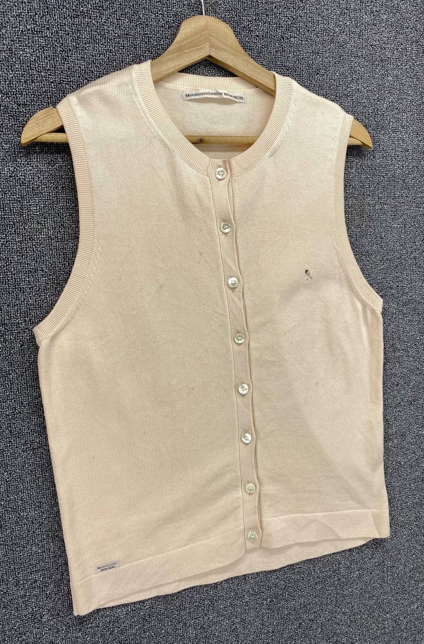 Issey Miyake Vintage Issey Miyake Mademoiselle Non Non Button Up Vest Size L / US 10 / IT 46 - 4 Thumbnail