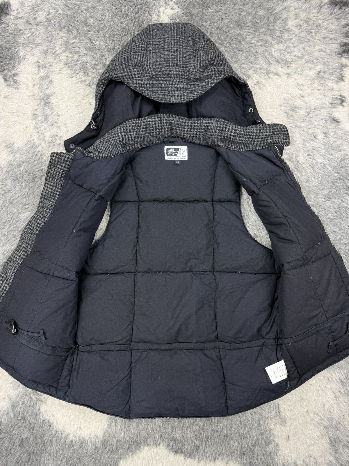 Engineered Garments Engineered Garments Glen Check Puffer Goose Down Gorpcore Size US XS / EU 42 / 0 - 12 Thumbnail