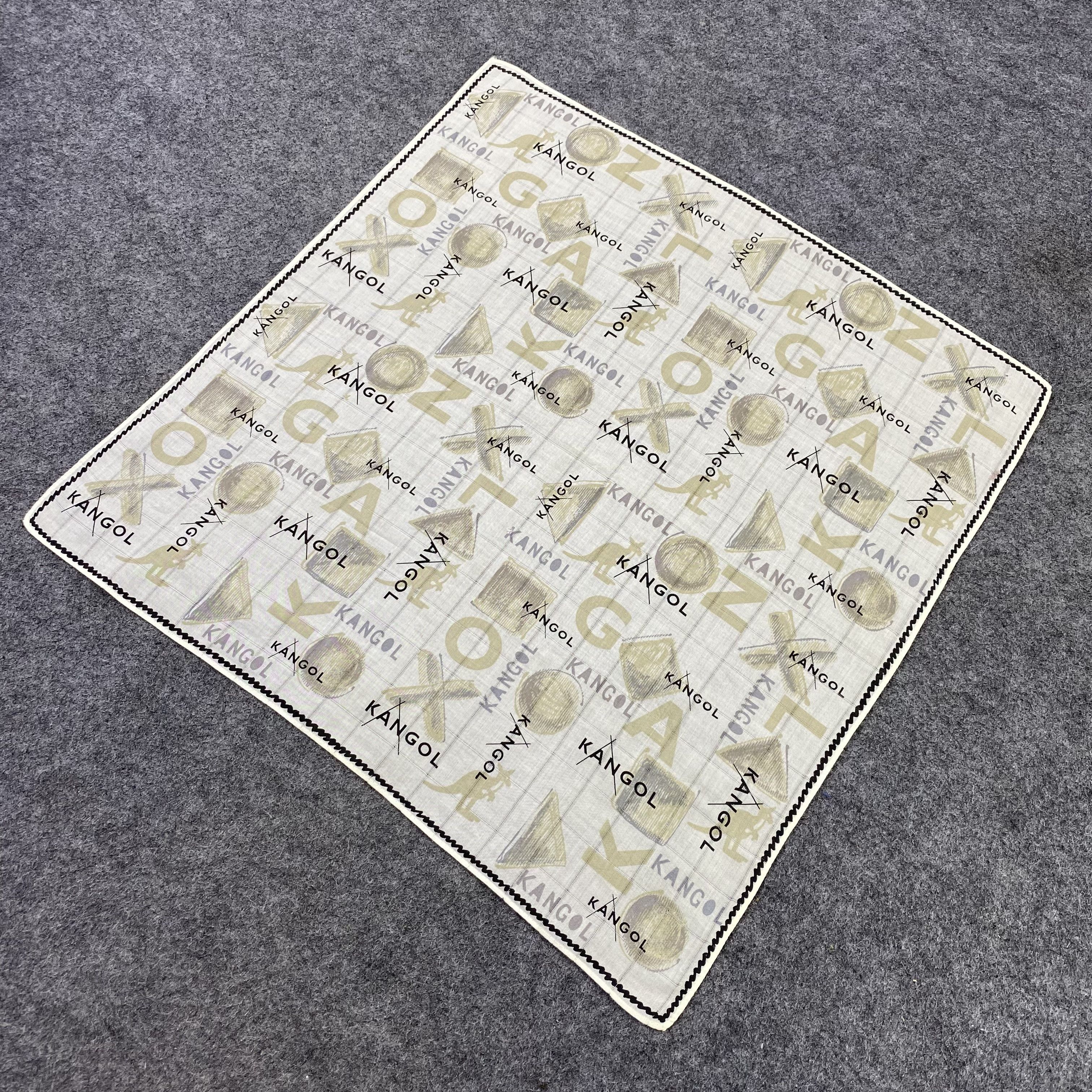 Kangol × Vintage Rare Vintage Kangol Handkerchief / hanky scarf-B1504 Size ONE SIZE - 4 Thumbnail